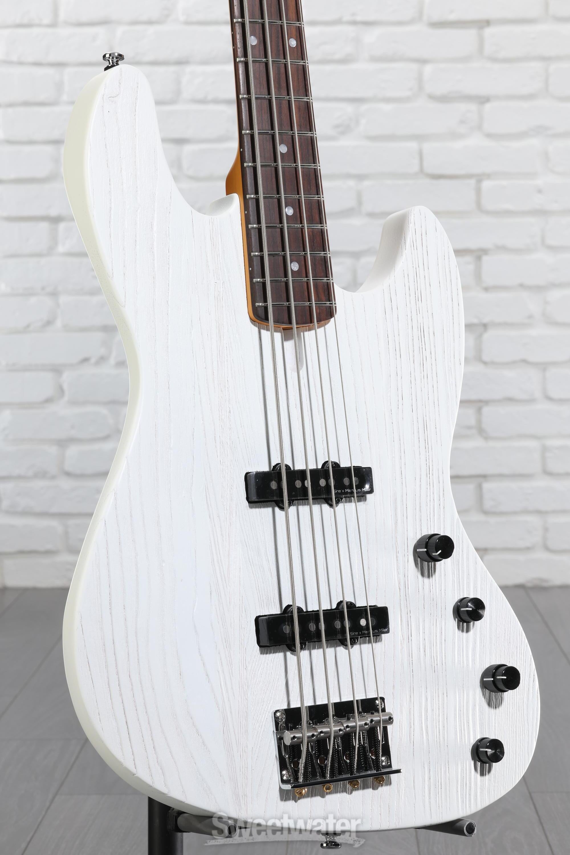 Photo of Sire Marcus Miller V6 4-string Electric Bass Guitar - Antique White
