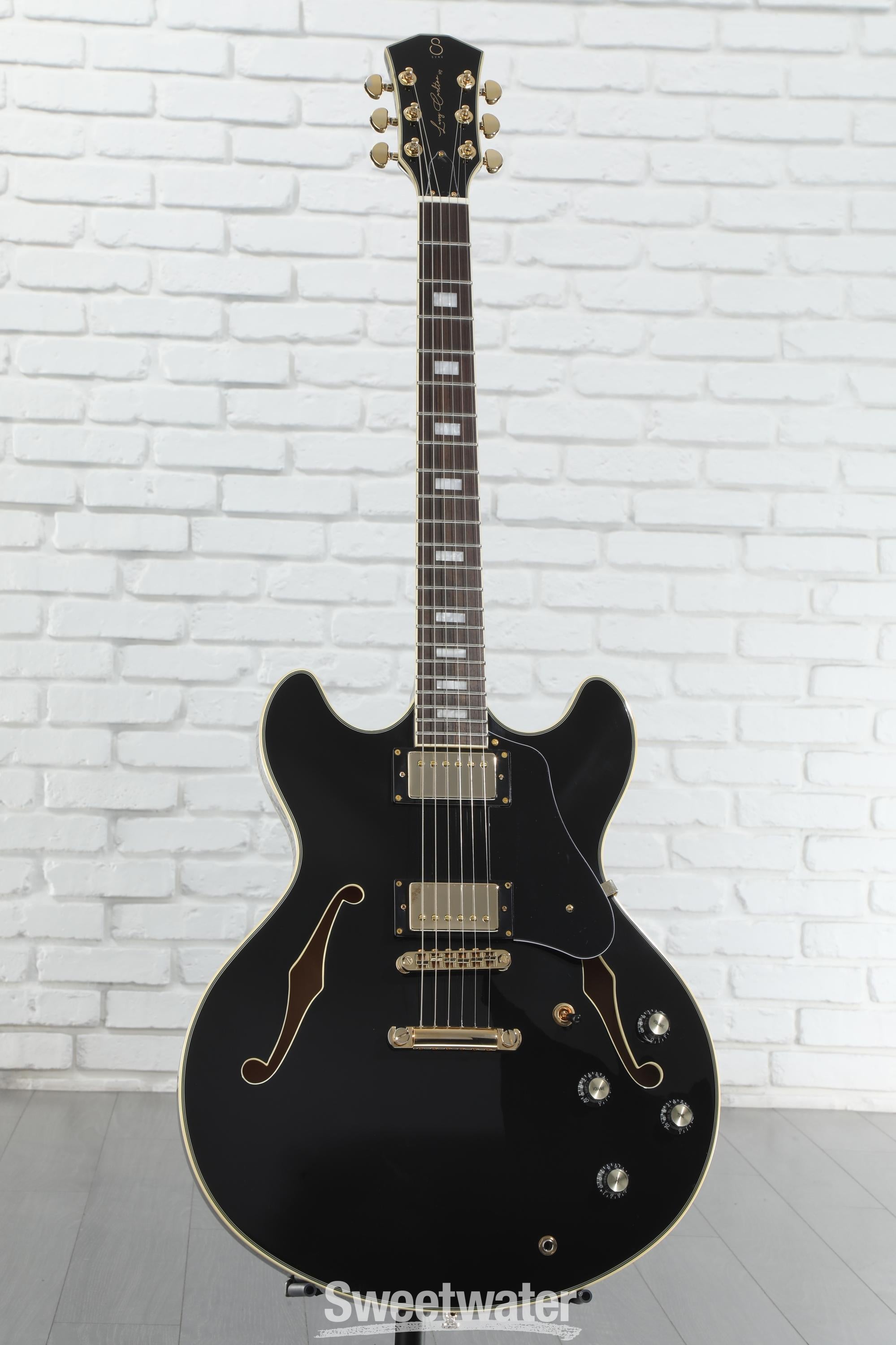 Sire Larry Carlton H7 Semi-hollow Electric Guitar - Black | Sweetwater