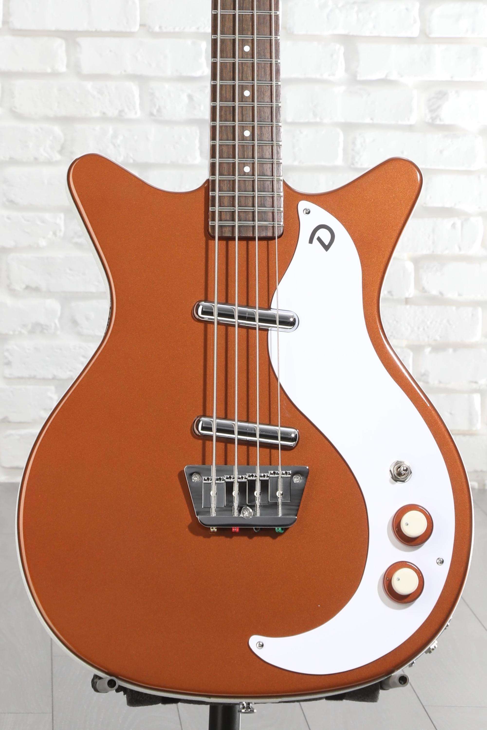 Danelectro '59DC Short Scale Bass Guitar - Copper | Sweetwater