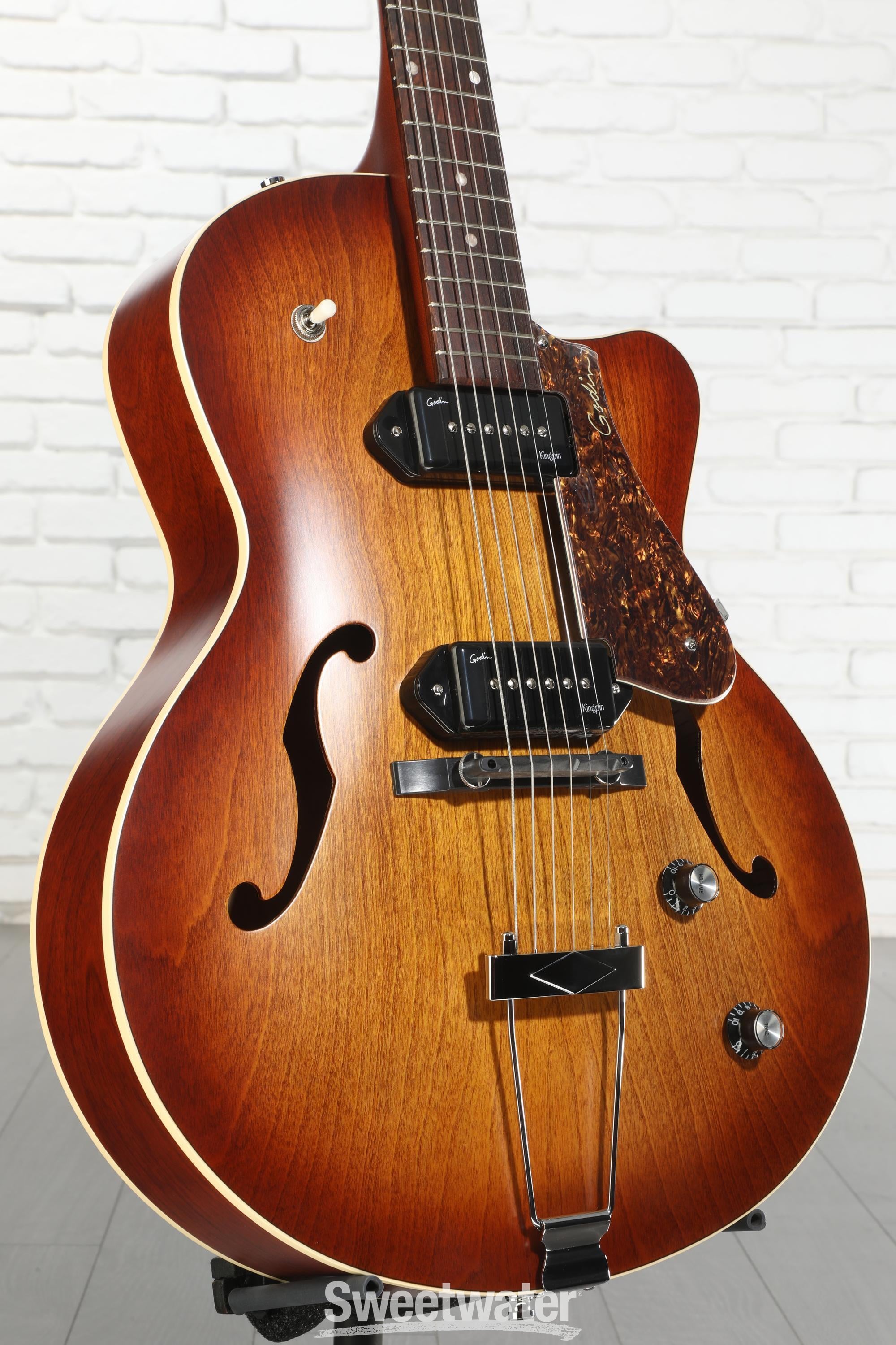 ギター Godin5th Avenue Kingpin P90 Cognac Burst 5th-avenue-kingpin-p90-cognac-