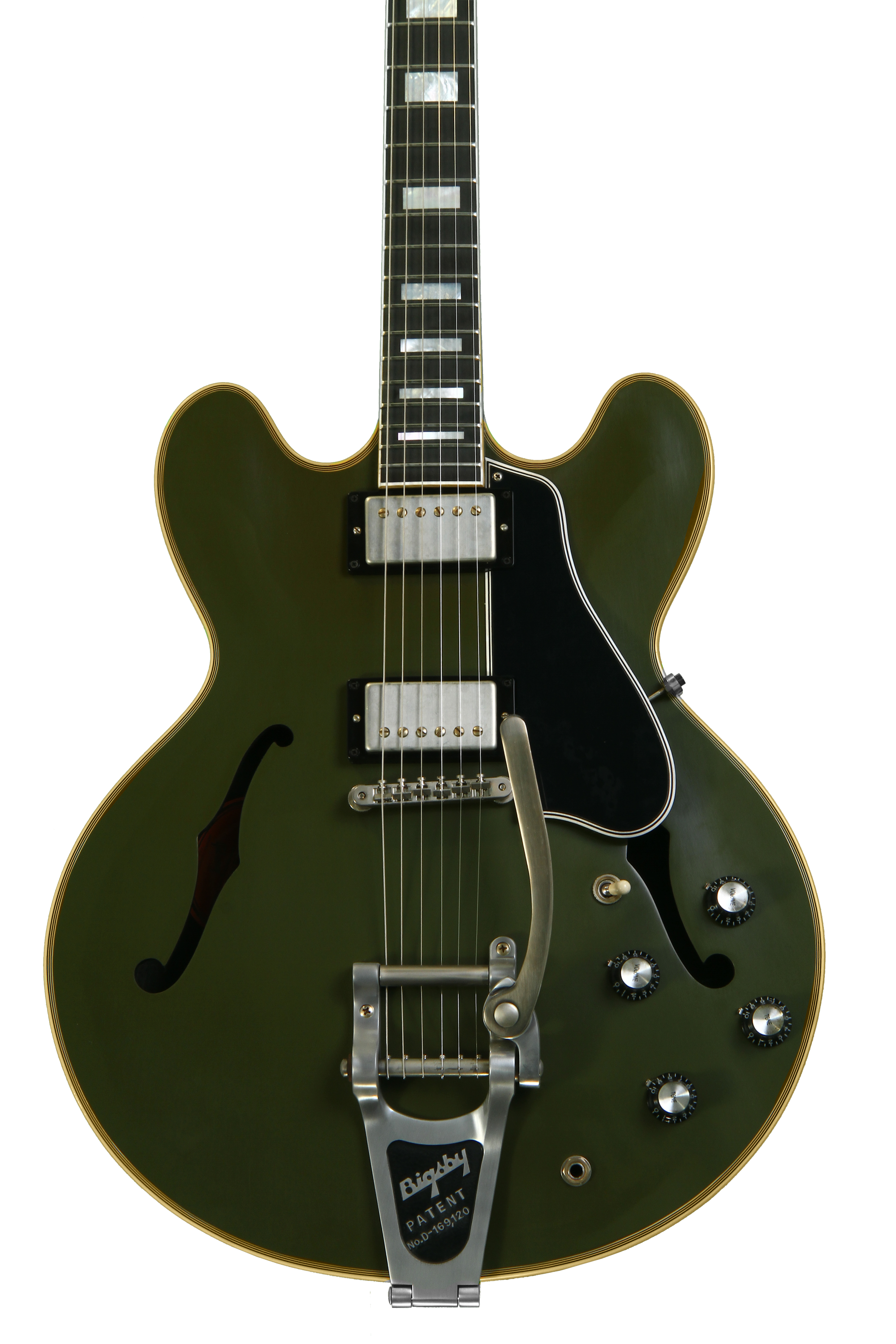 Gibson ES-355 Bigsby - Olive Drab Green