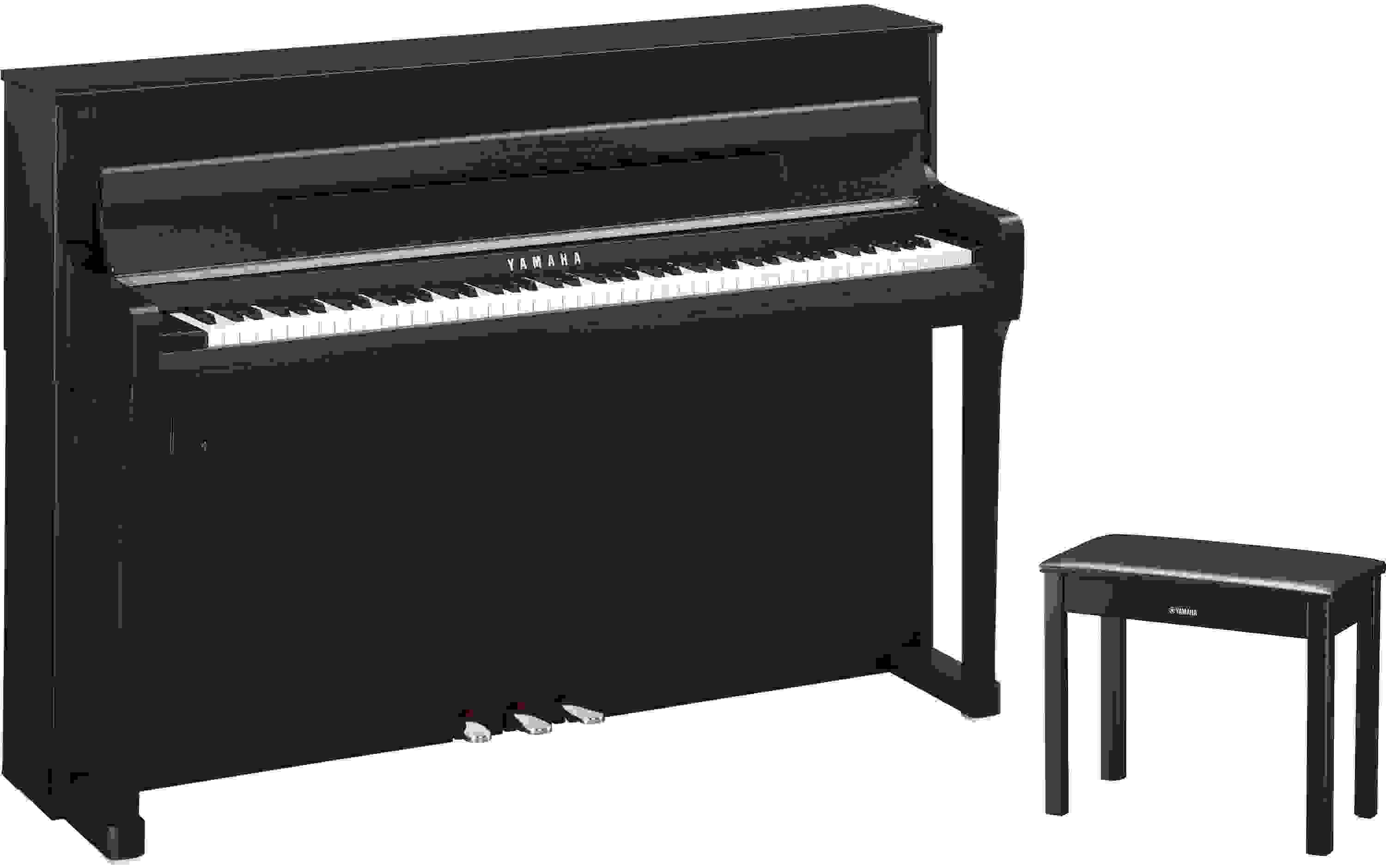 Yamaha Clavinova CLP-885 Console Digital Piano with Bench - Matte Black ...