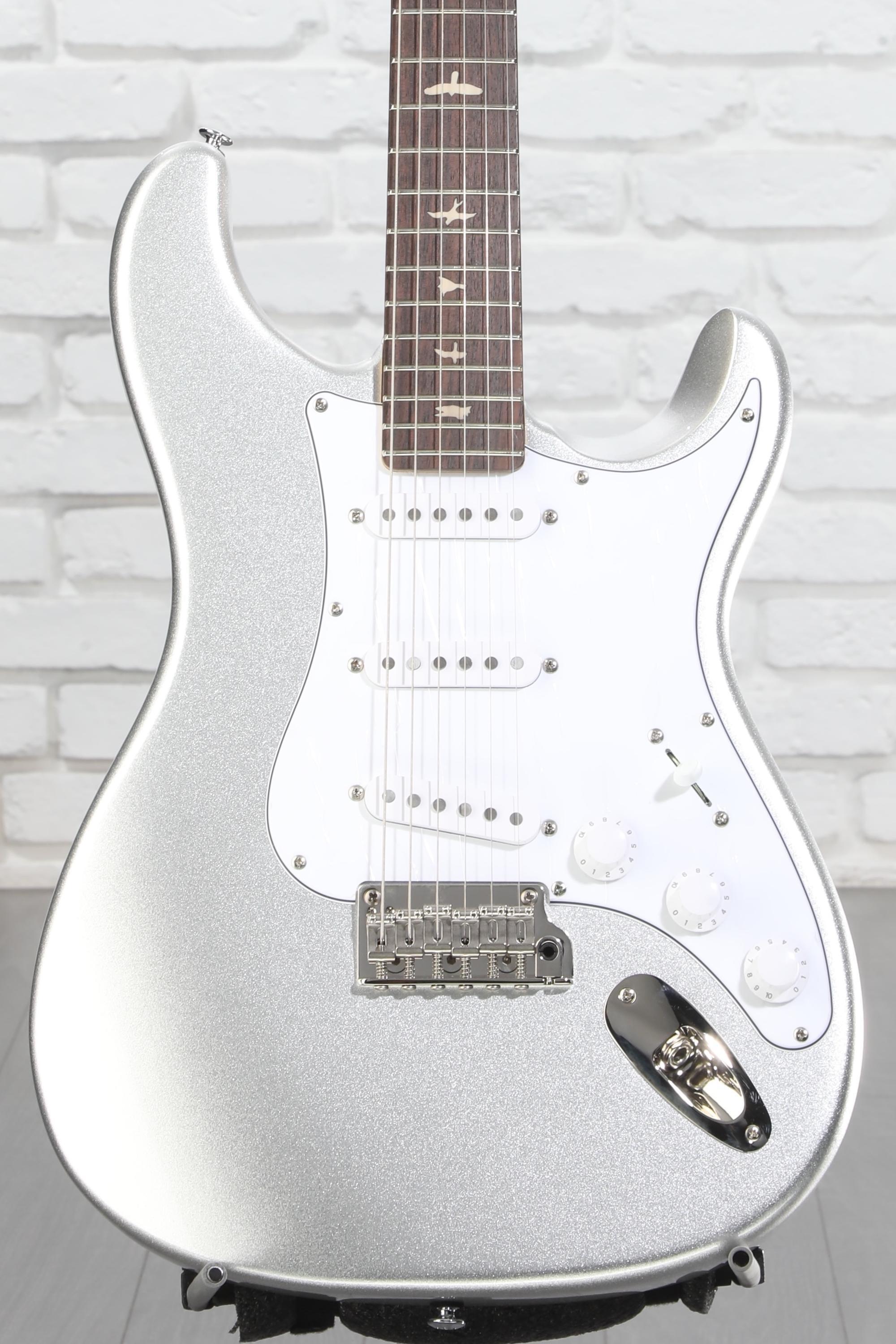 PRS SE Silver Sky Electric Guitar - Platinum Spark, Sweetwater