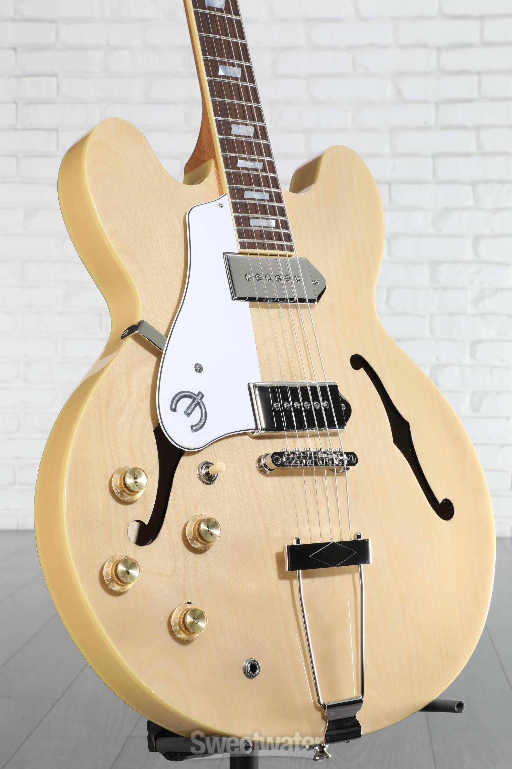 Epiphone Casino Hollowbody Electric Guitar - Natural | Sweetwater