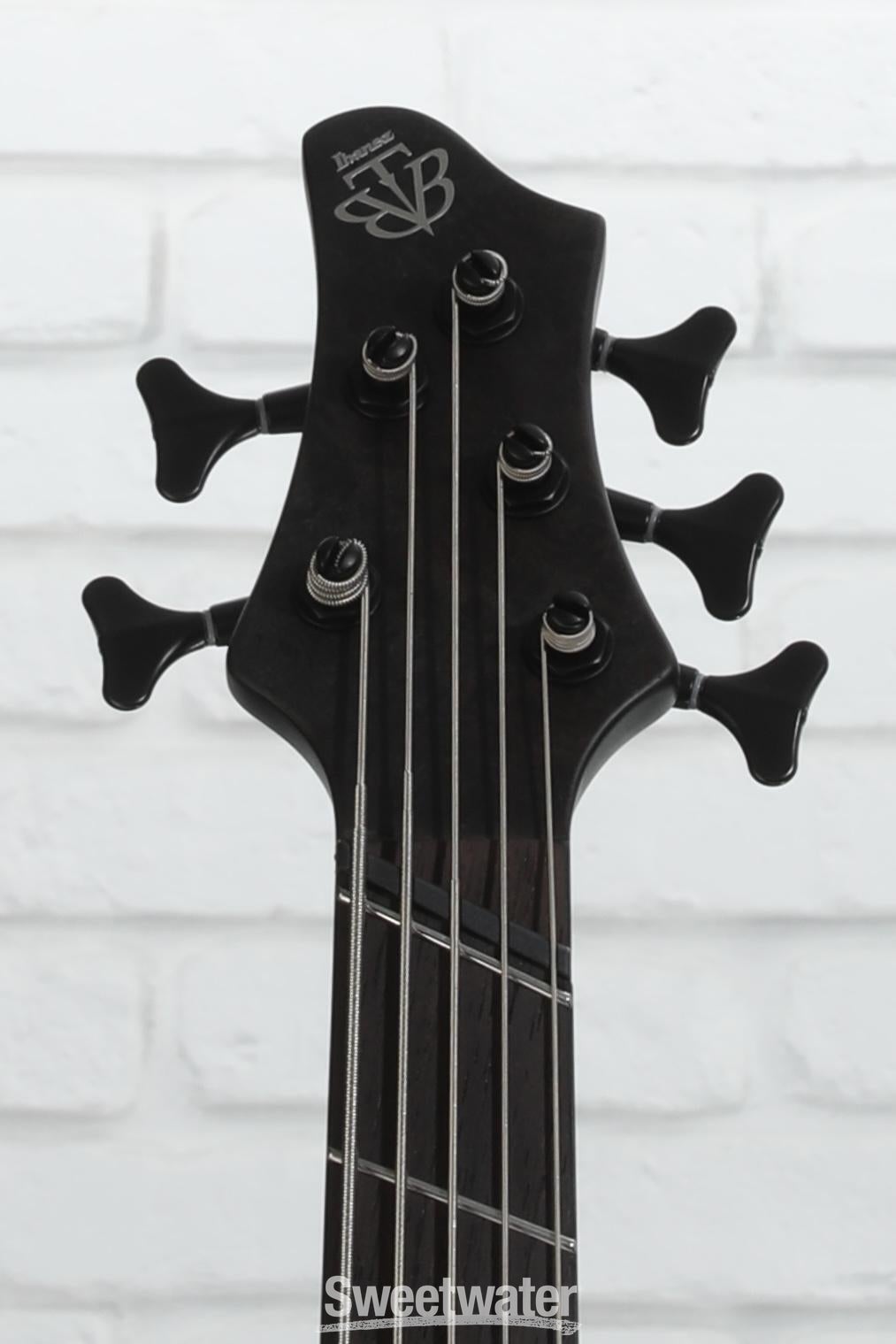 Ibanez BTB805MS 5-string Bass Guitar - Transparent Gray Flat