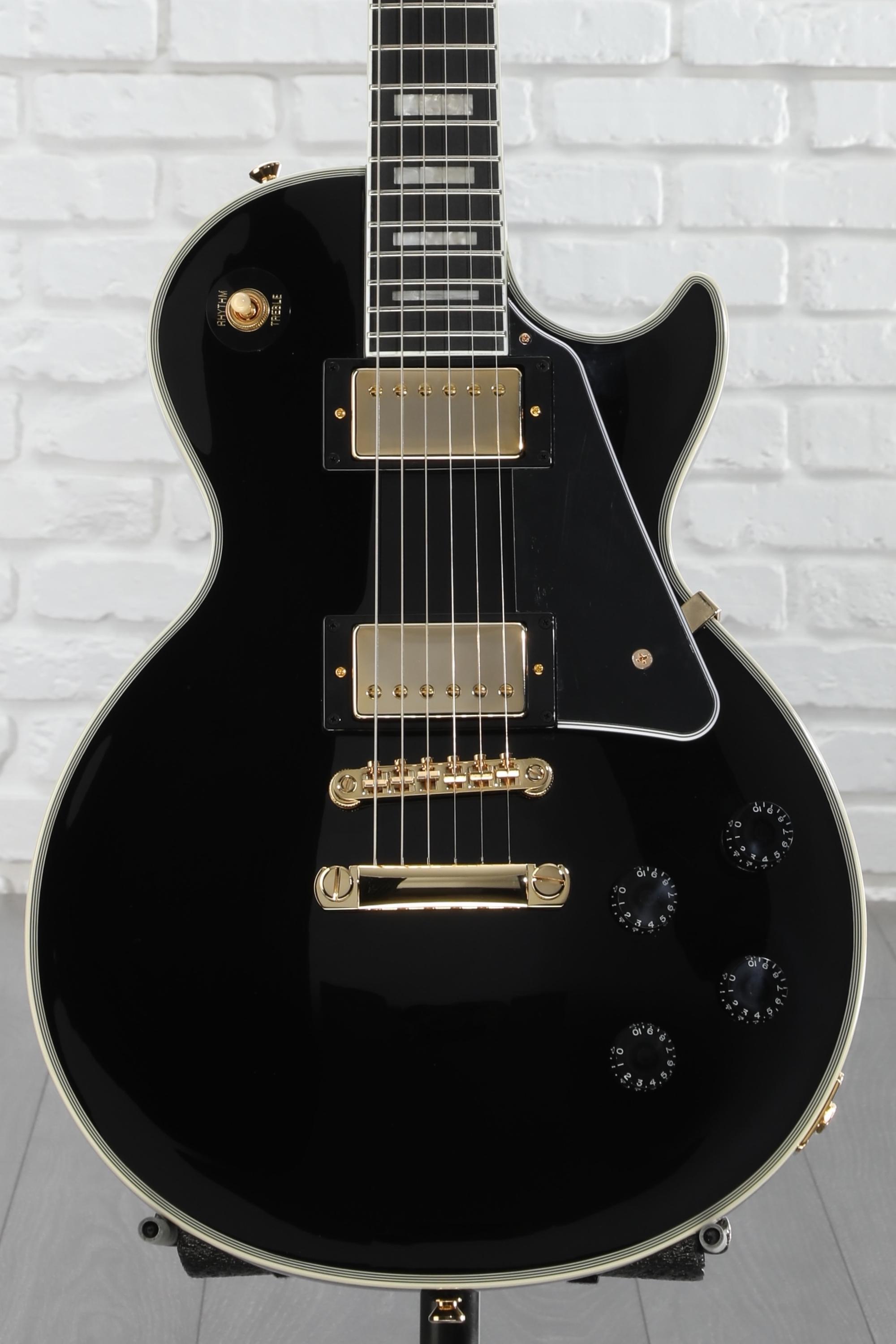 Epiphone LesPaul Custom ブラック Epiphone Les Paul Custom Electric Guitar - Ebony | Sweetwater