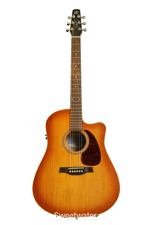 Seagull Guitars Entourage Rustic CW QI - Rustic Burst Seagull Guitars Entourage Rustic CW QI - Rustic Burst