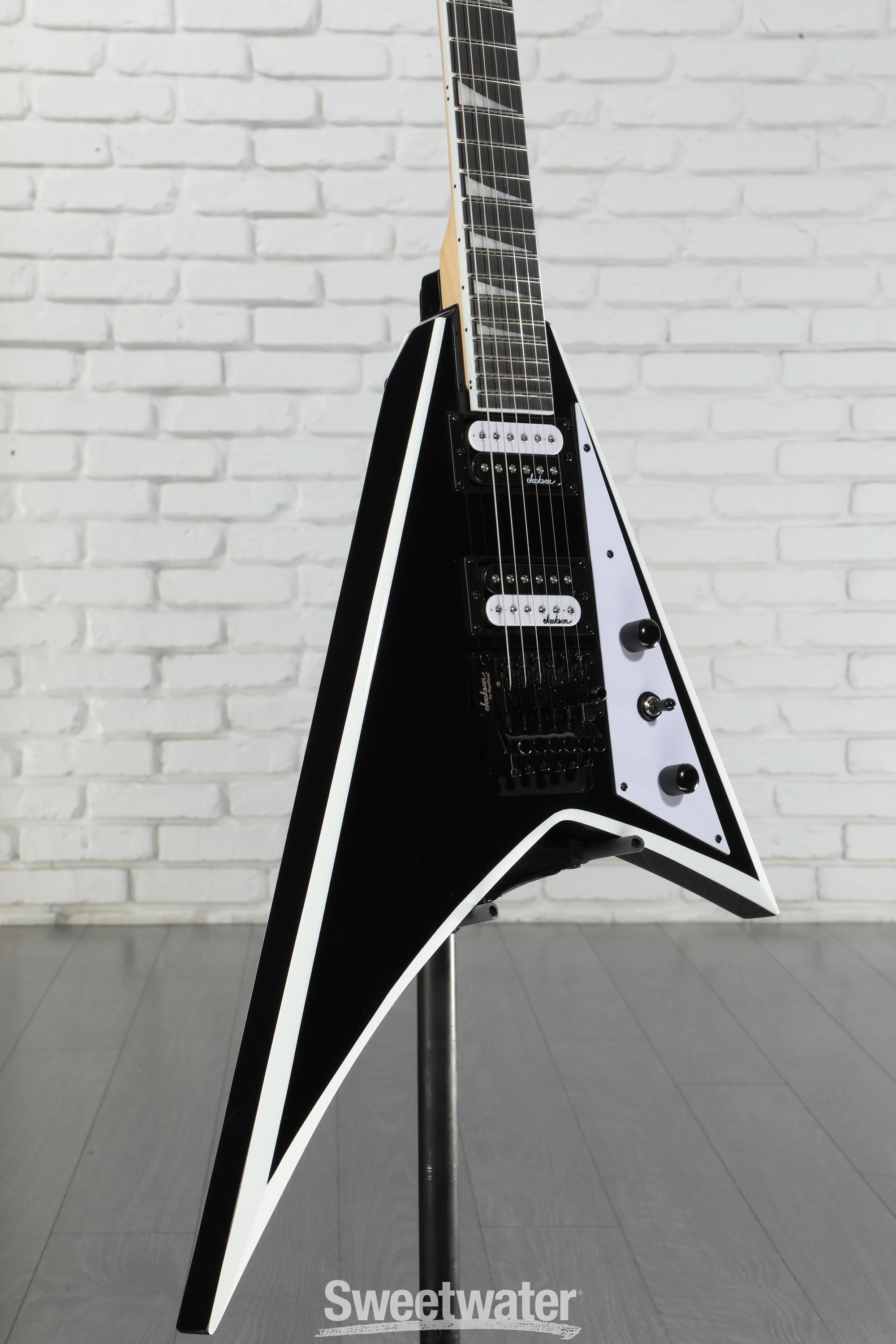 Jackson Rhoads JS32 Electric Guitar - Black with White