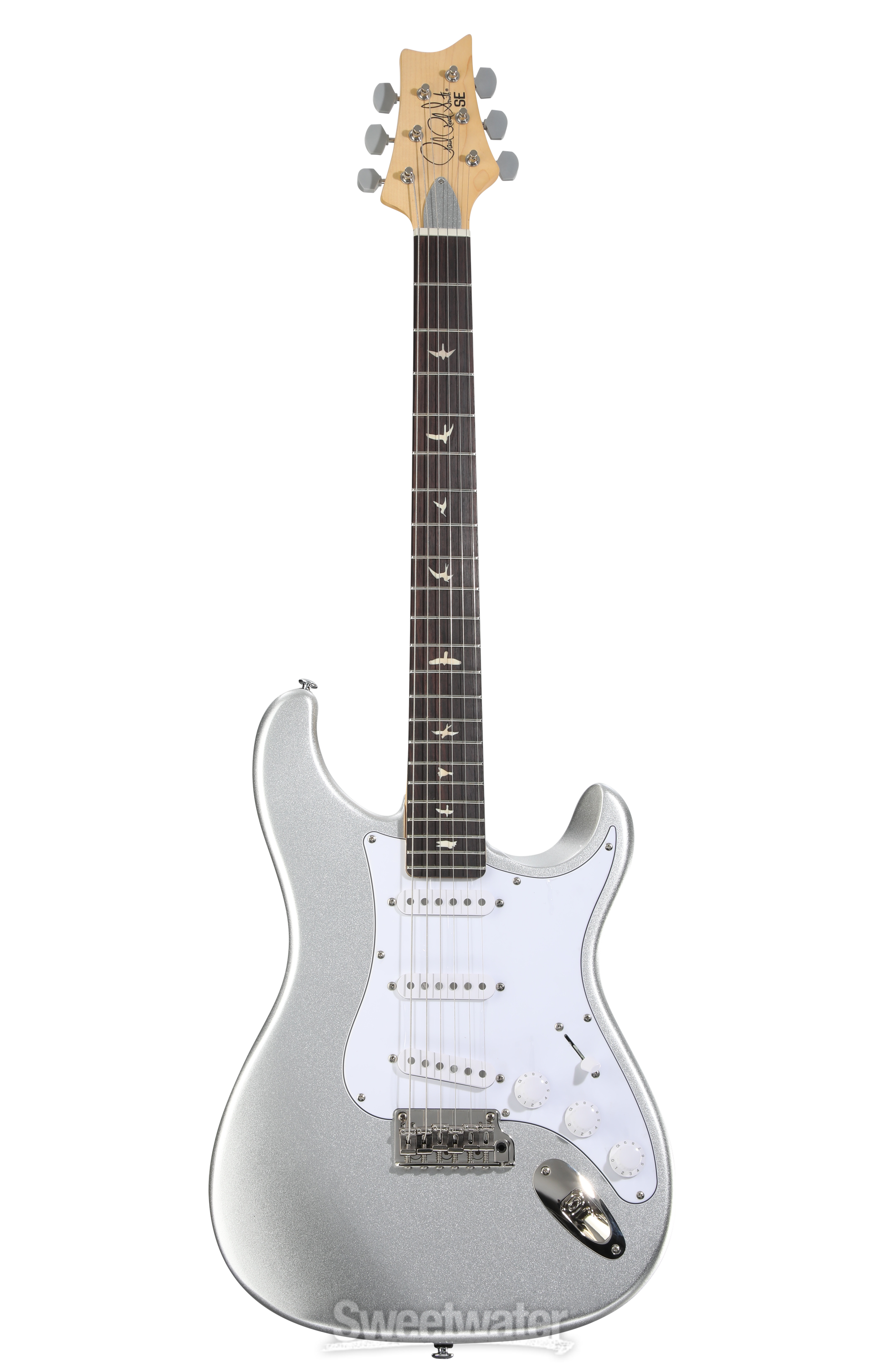 PRS SE Silver Sky Electric Guitar - Platinum Spark, Sweetwater