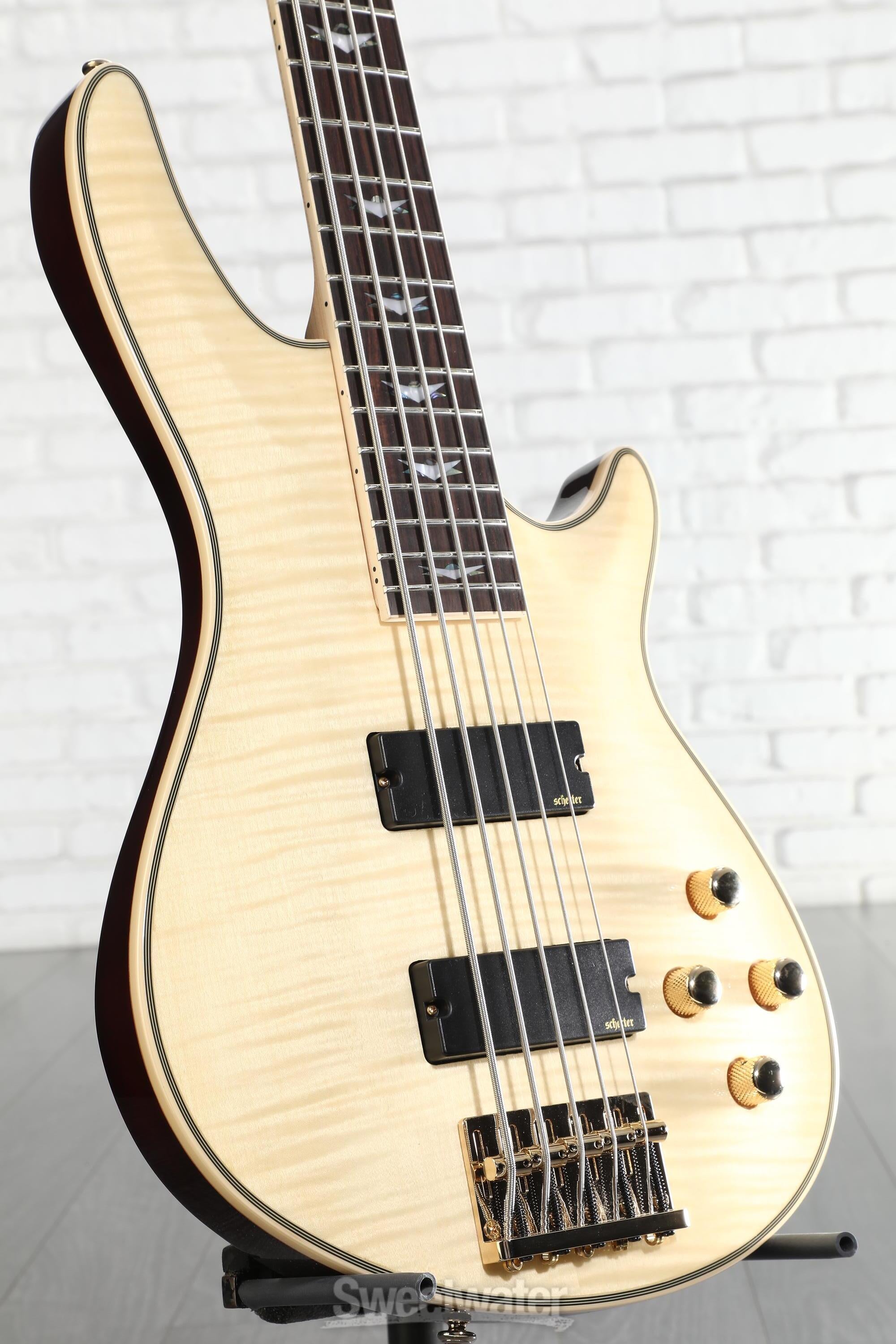 Schecter Omen Extreme-5 Bass Guitar - Natural | Sweetwater