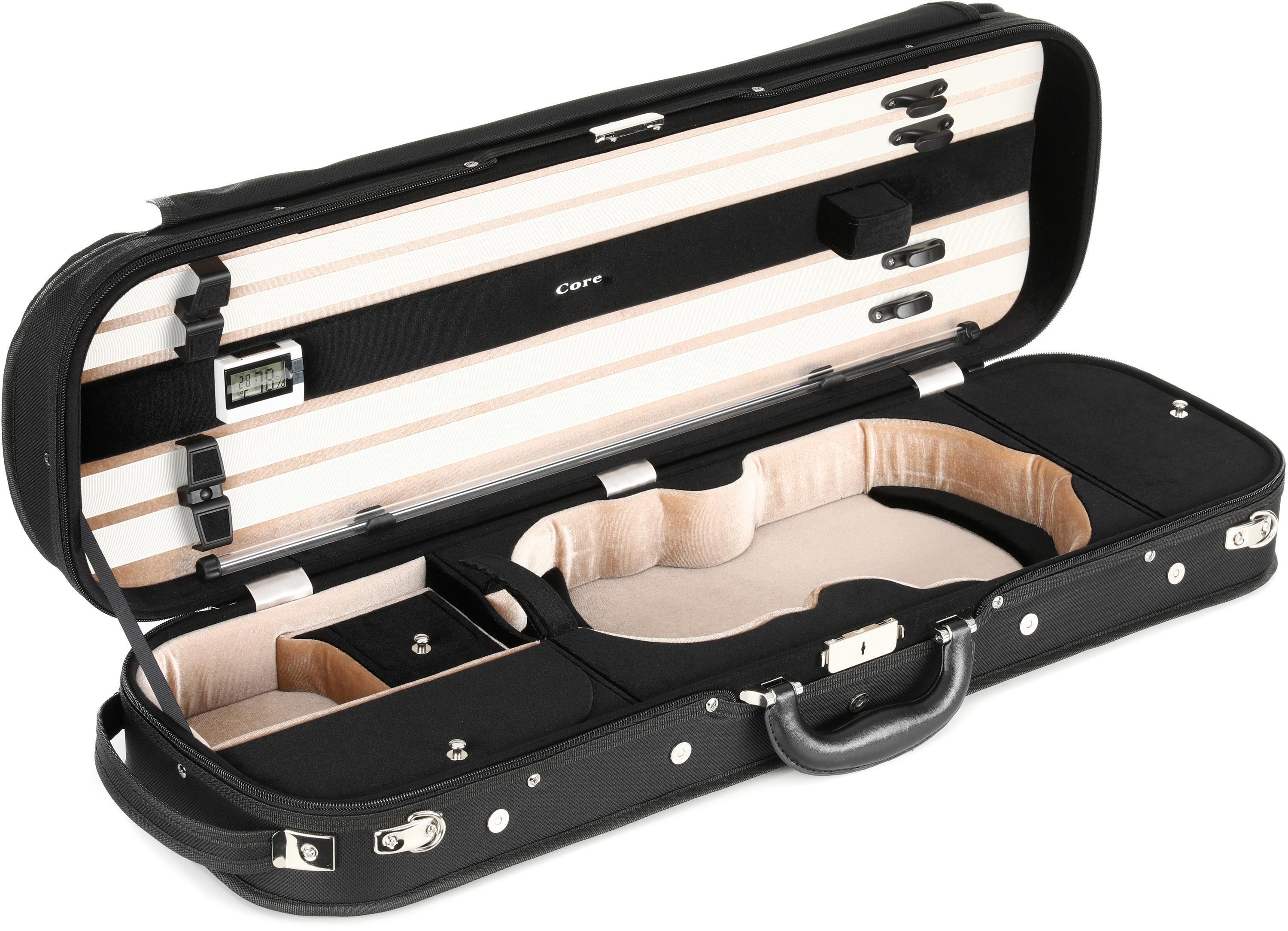 Howard Core CC535 Two-tone Violin Case with Black Exterior/Black