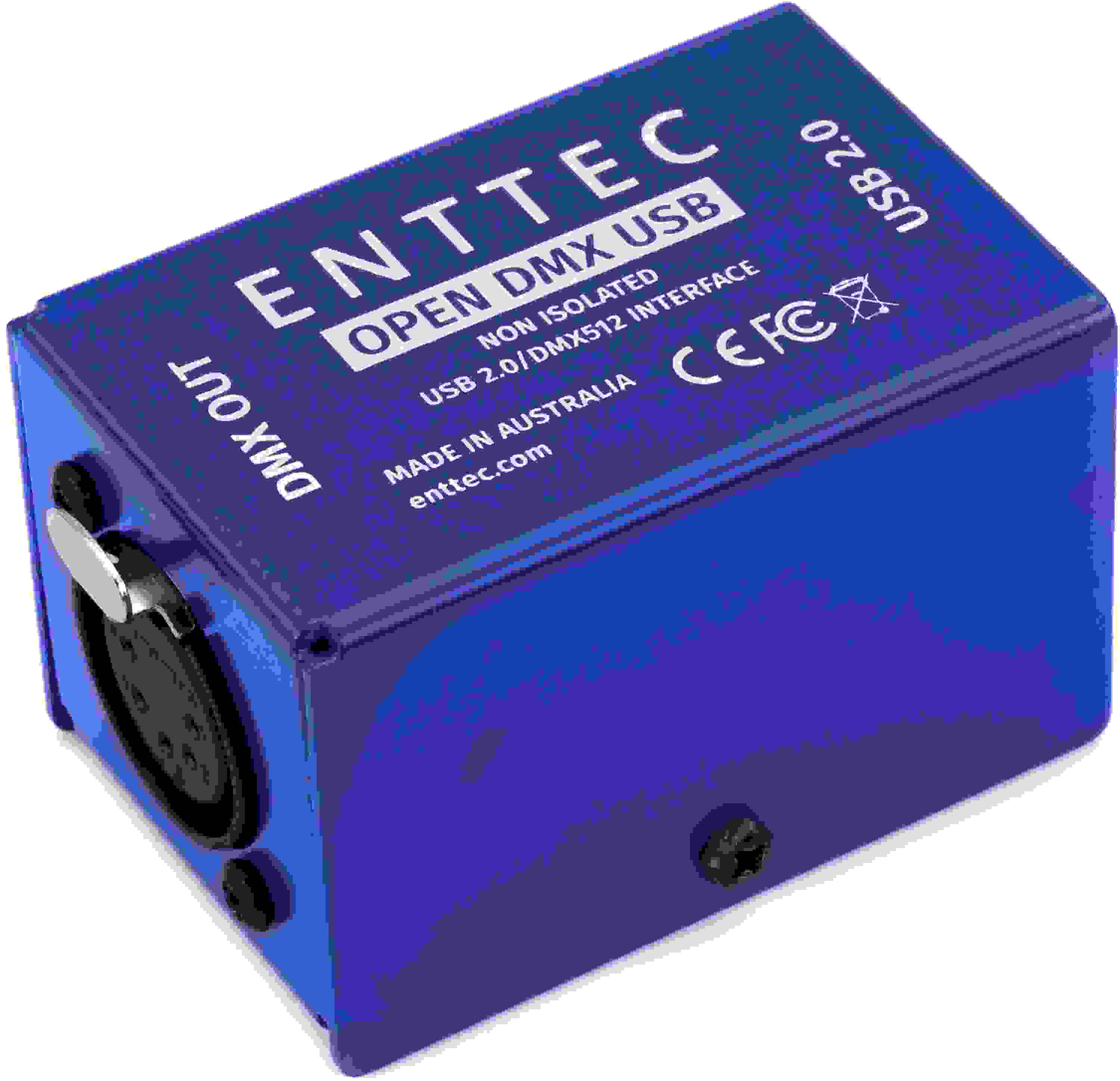 ENTTEC Open DMX USB 512-channel Non-Isolated DMX Interface
