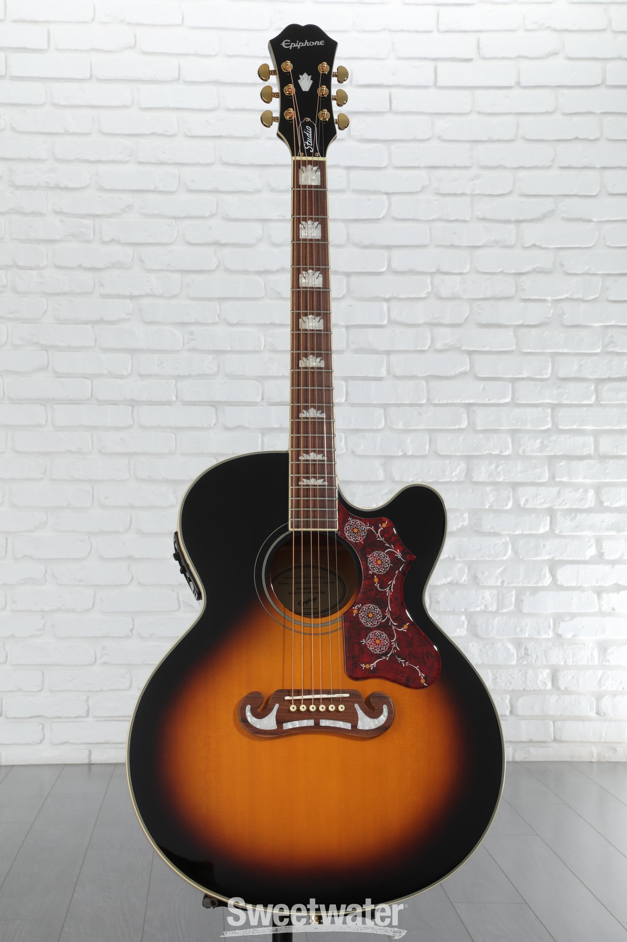 新品 未使用 送料込 Epiphone J-200 Sunburst Gloss