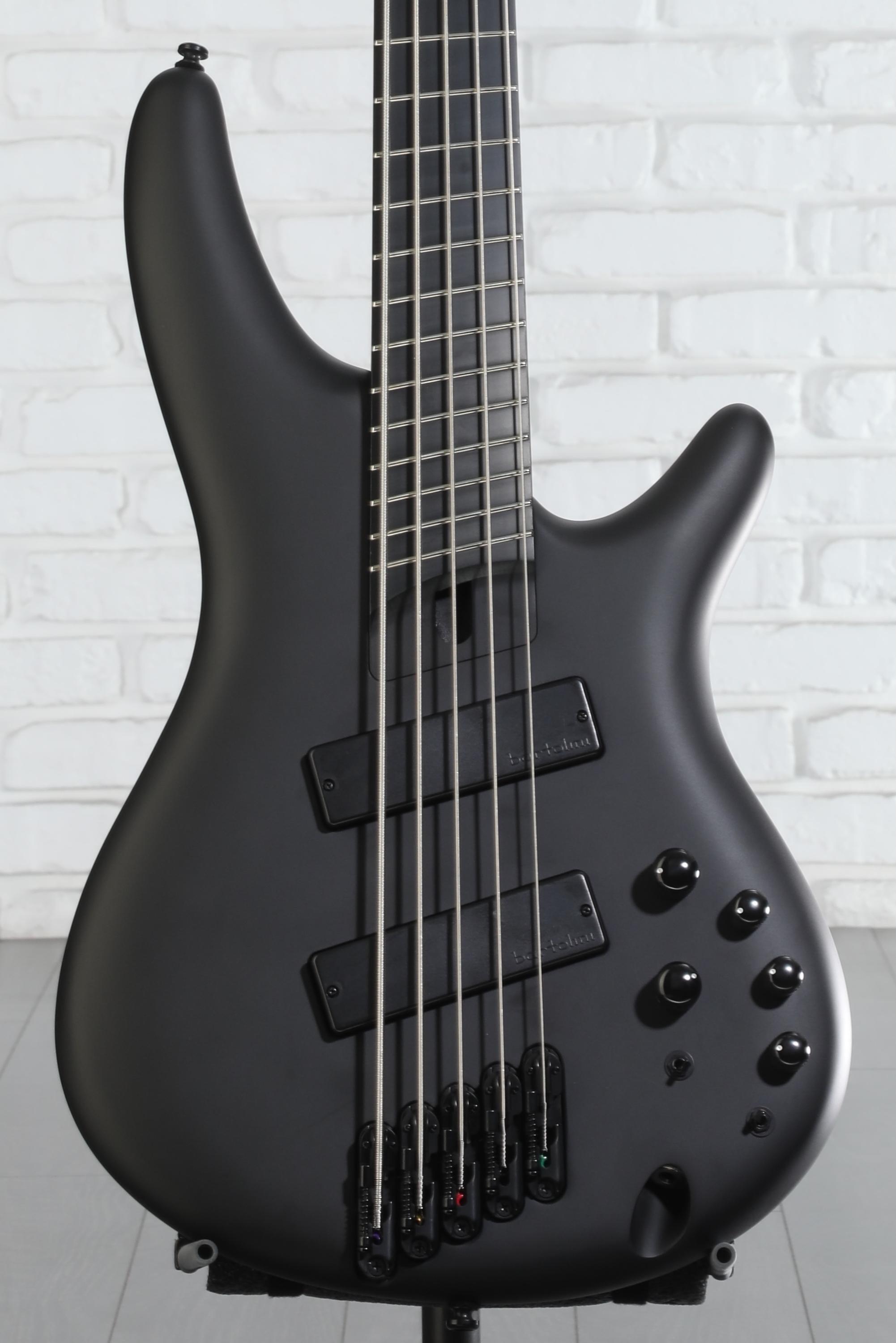 Ibanez Iron Label SRMS625EX - Black Flat | Sweetwater