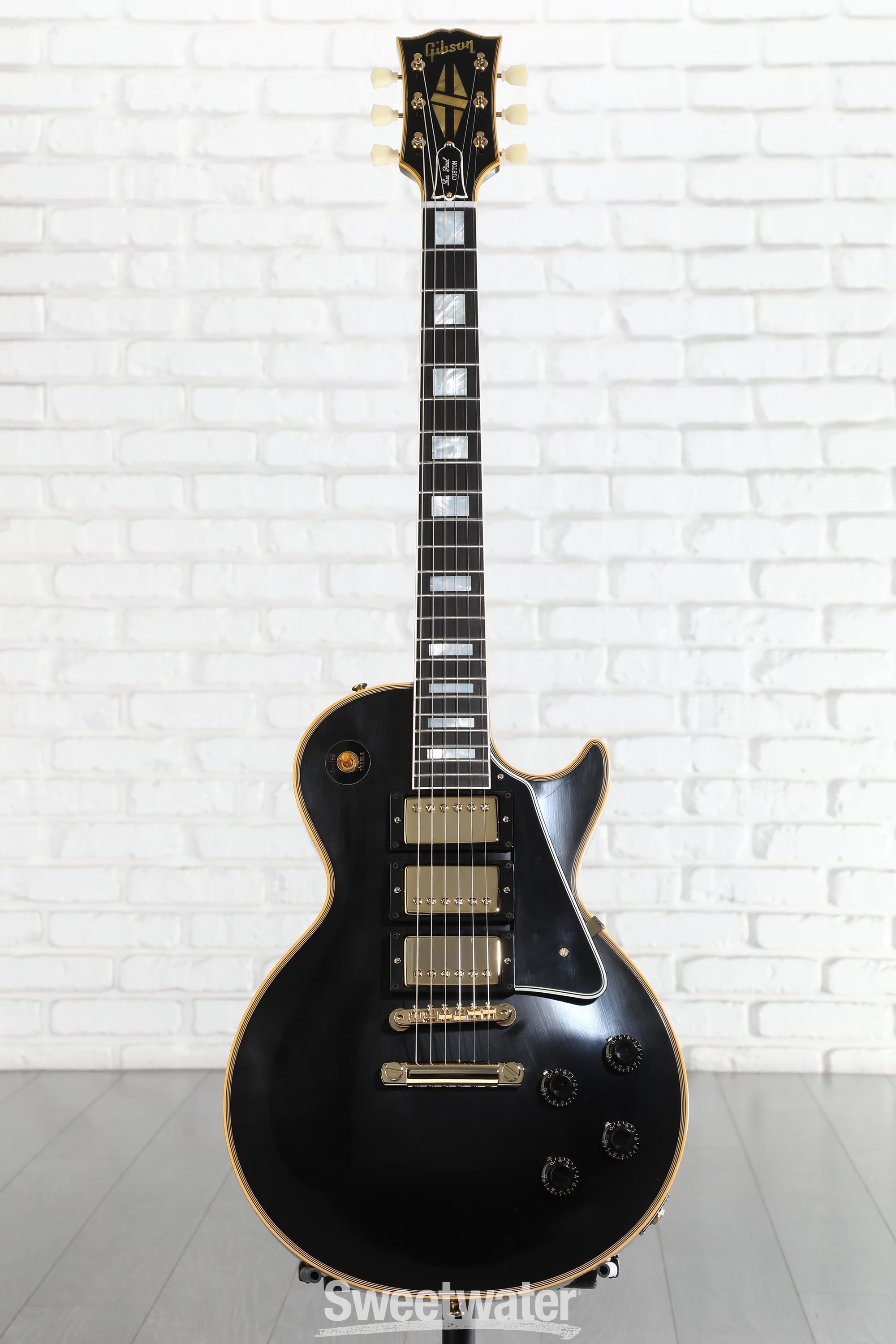 Gibson Custom 1957 Les Paul Custom Reissue Electric Guitar - Ebony