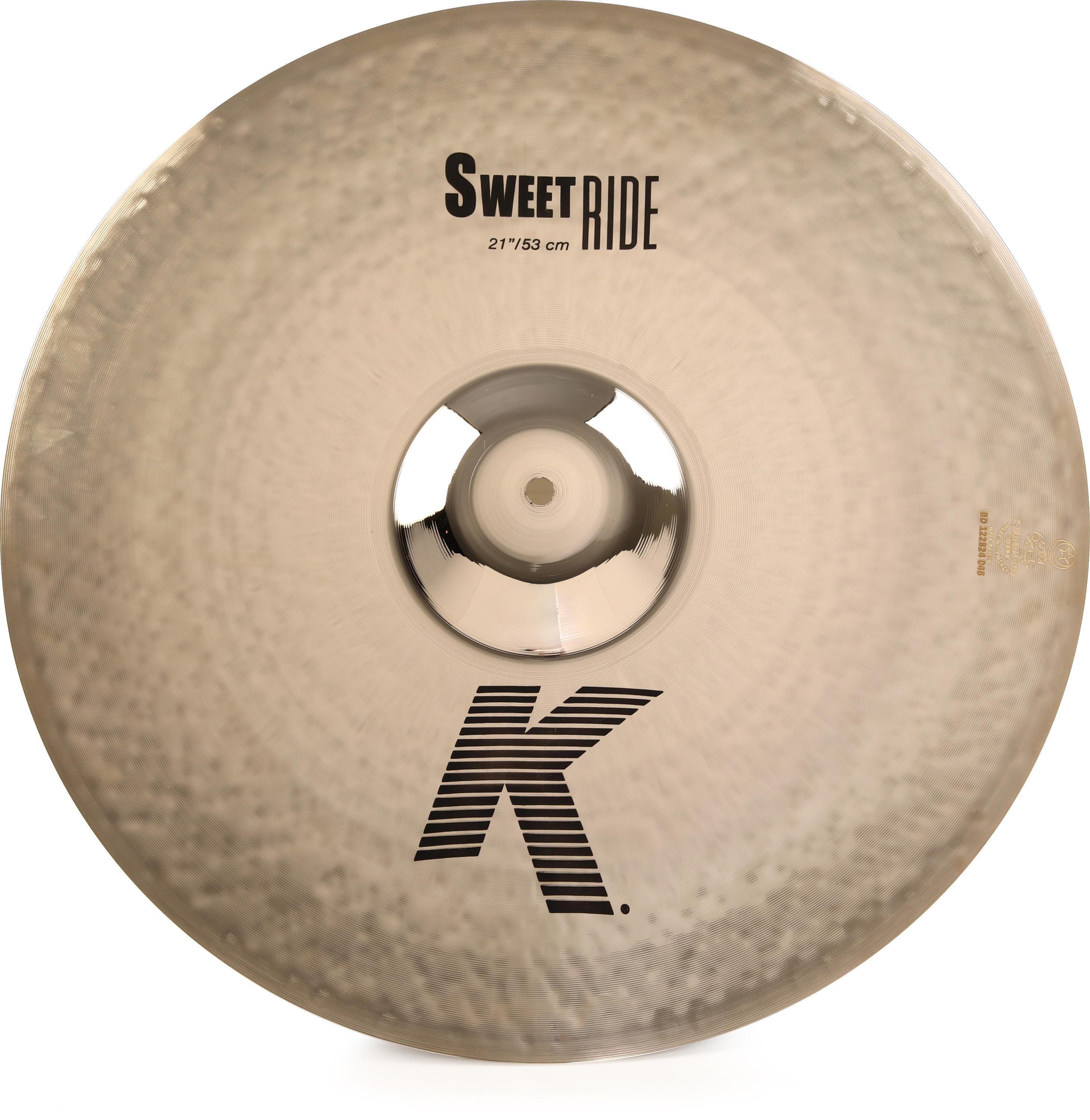 Zildjian K Sweet Ride Cymbal - 21 inches, Brilliant, Sweetwater Exclusive