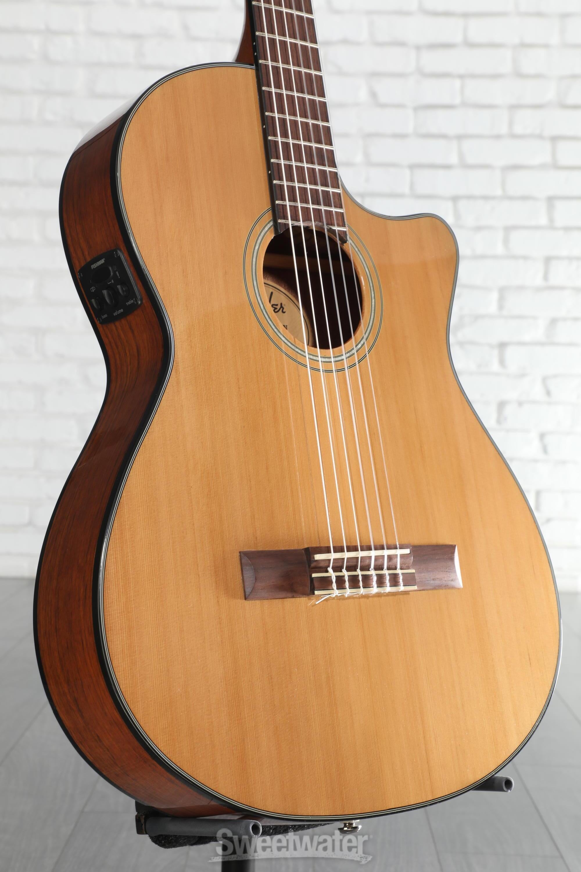 ギター FENDER CN-140SCE Nylon Thinline Natural Amazon.com: Fender CN-140SCE Thinline Concert Nylon String