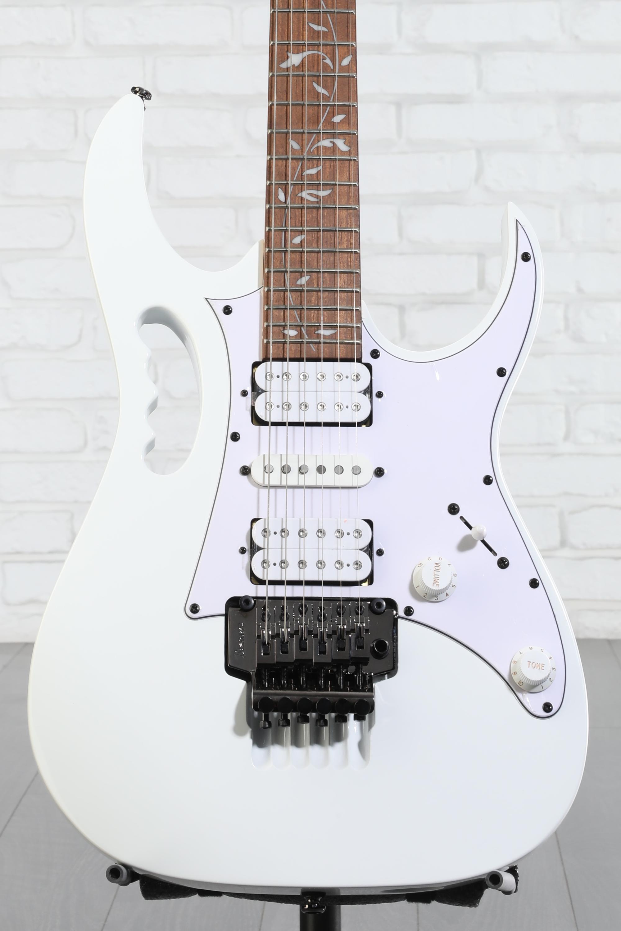 Ibanez Steve Vai Signature JEMJR - White Reviews | Sweetwater