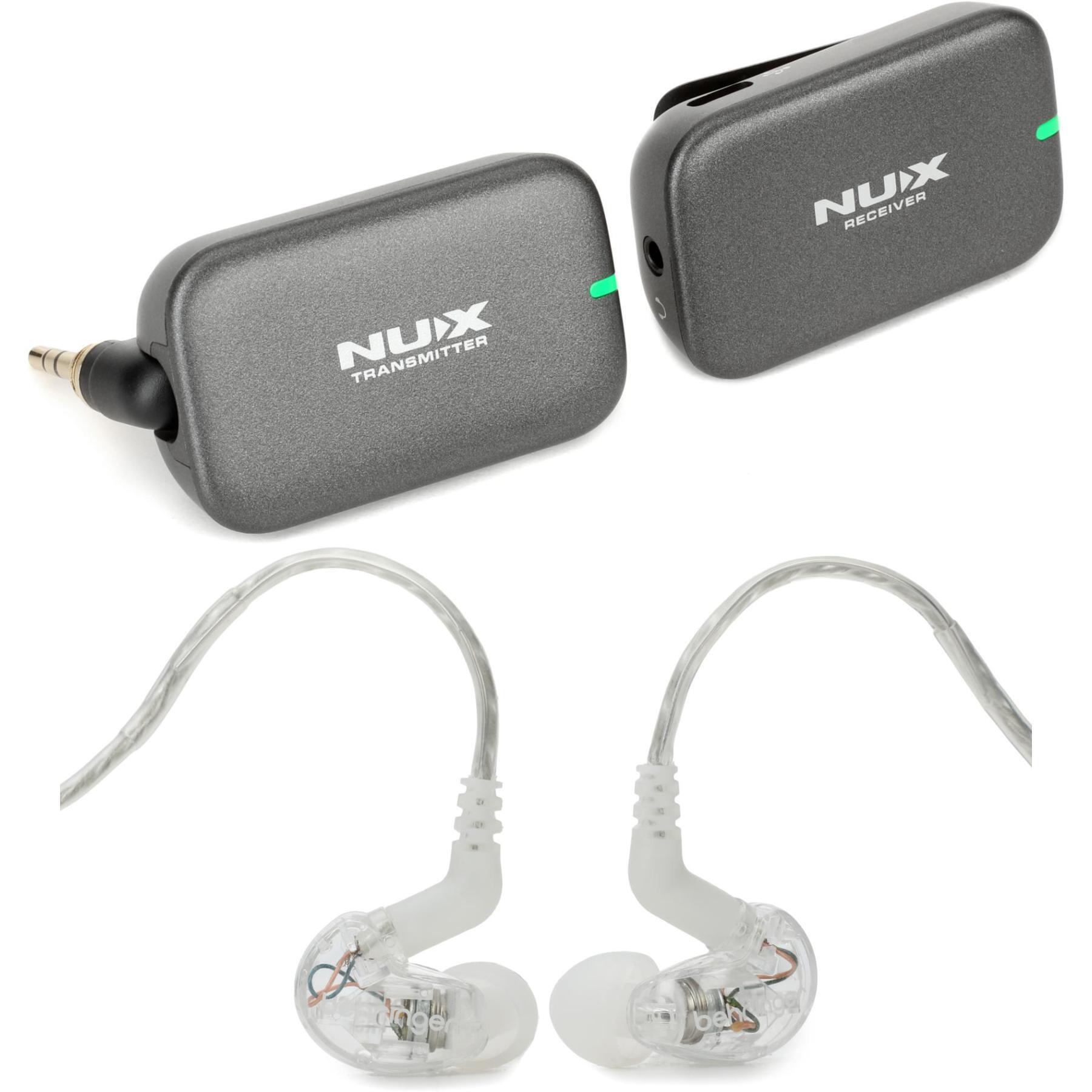 Photo of NUX B-7PSM Wireless In-ear Monitoring System with In-ear Monitors - 5.8GHz