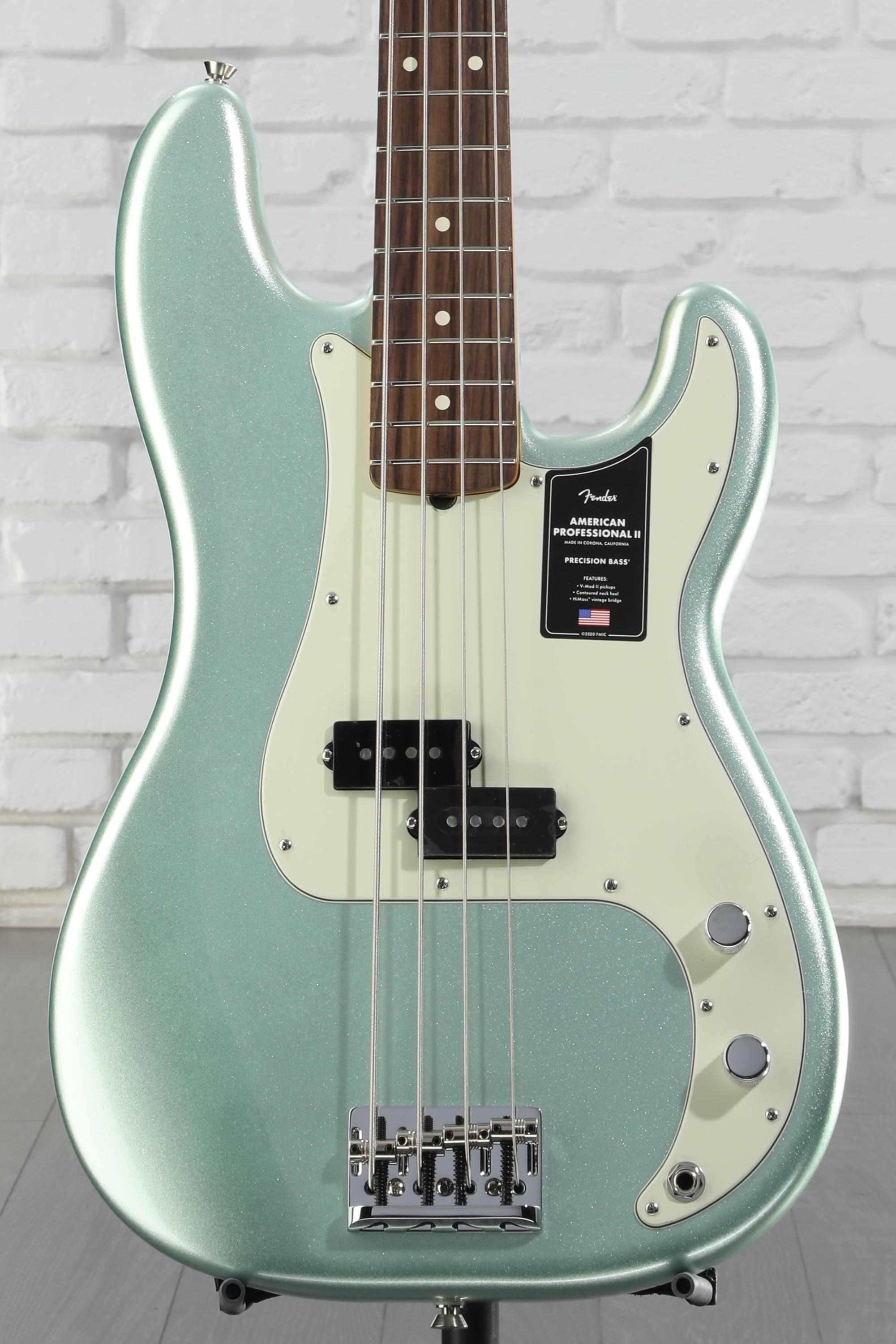 Fender American Professional II Precision Bass - Mystic Surf Green