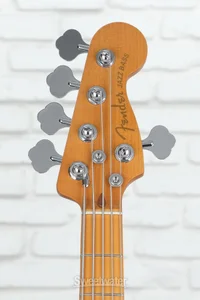Fender American Ultra II Jazz Bass V - Avalanche, Maple Fingerboard