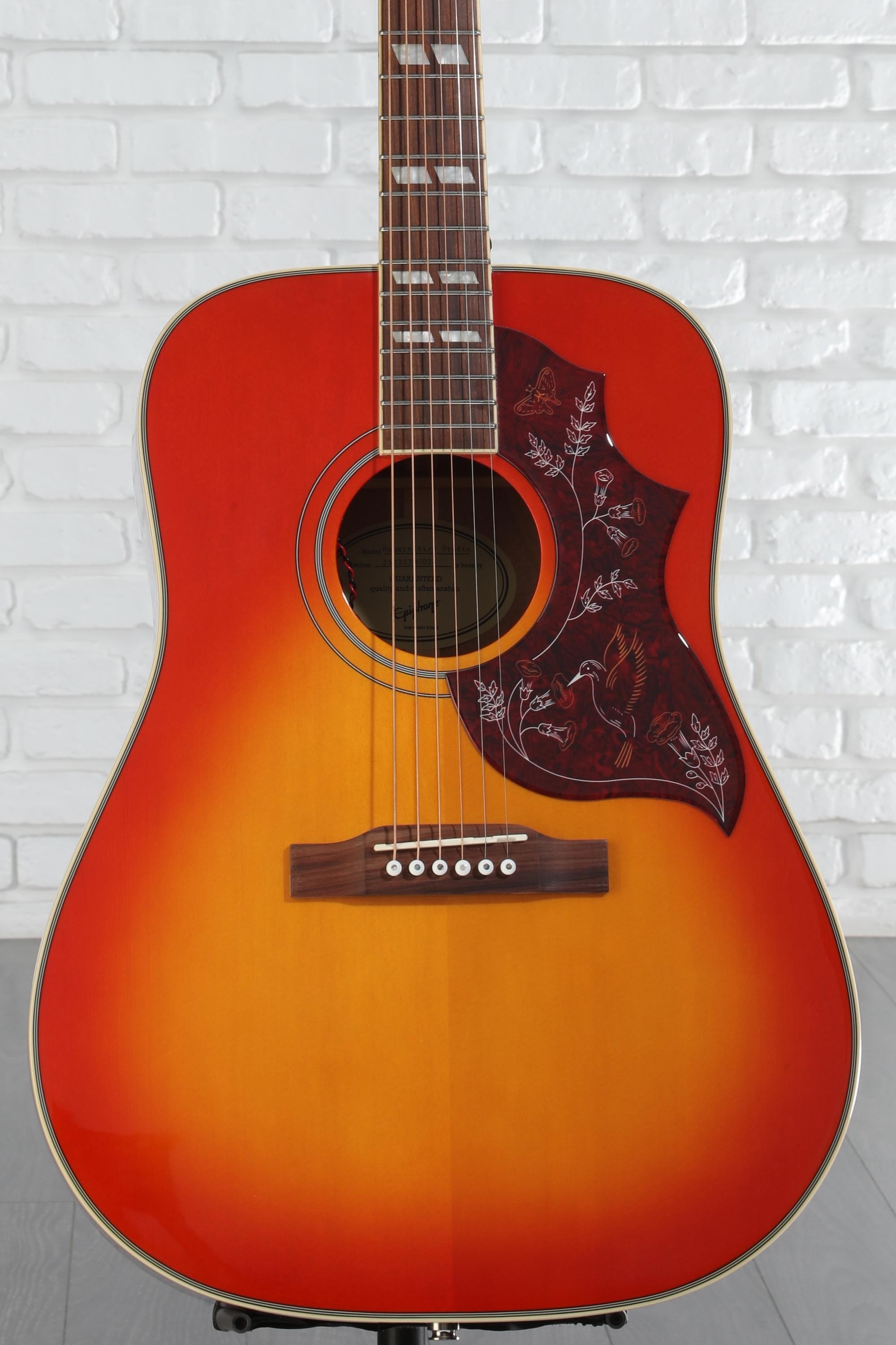 Epiphone Hummingbird Studio Acoustic-Electric Guitar - Faded