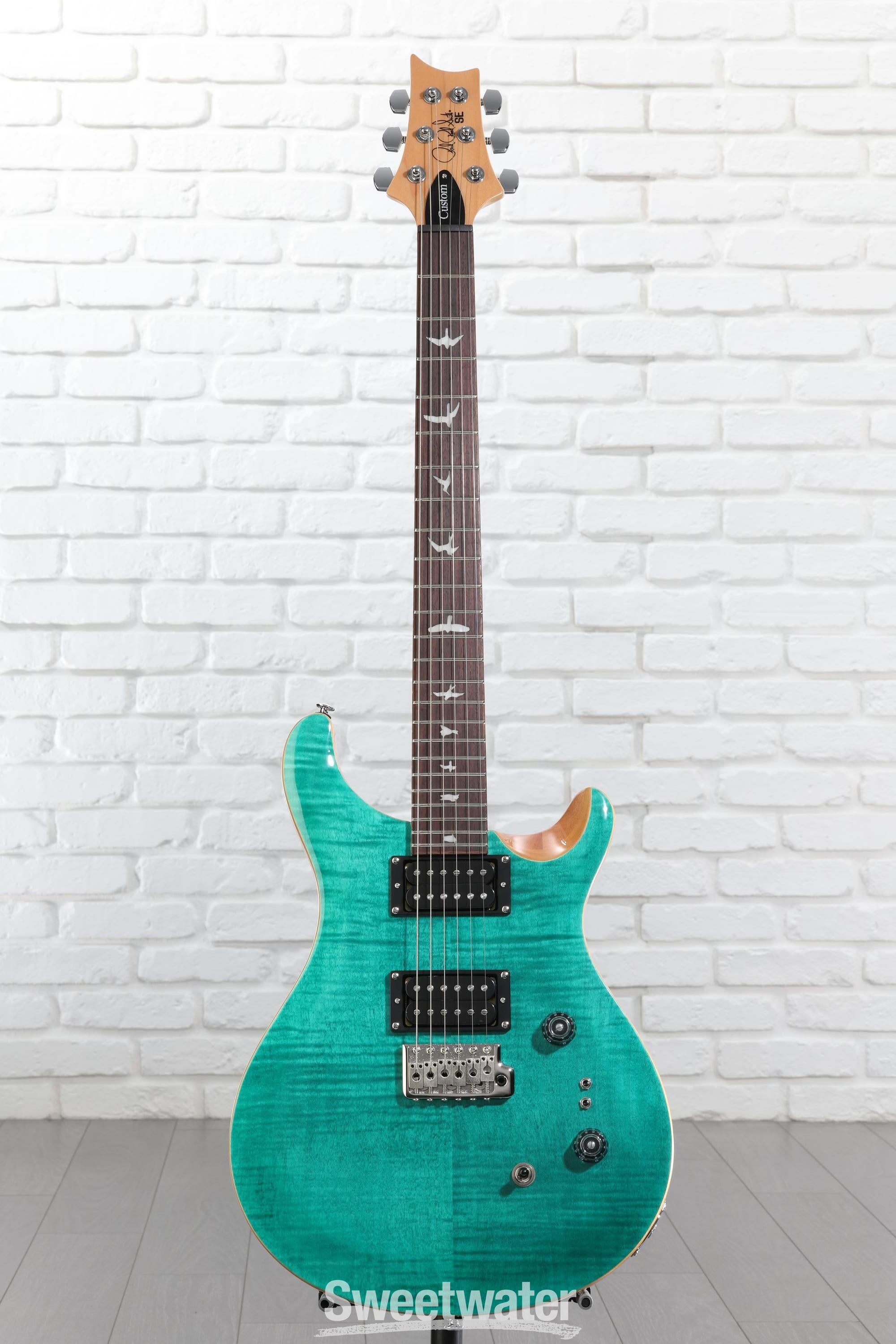 PRS SE Custom 24-08 Electric Guitar - Turquoise | Sweetwater
