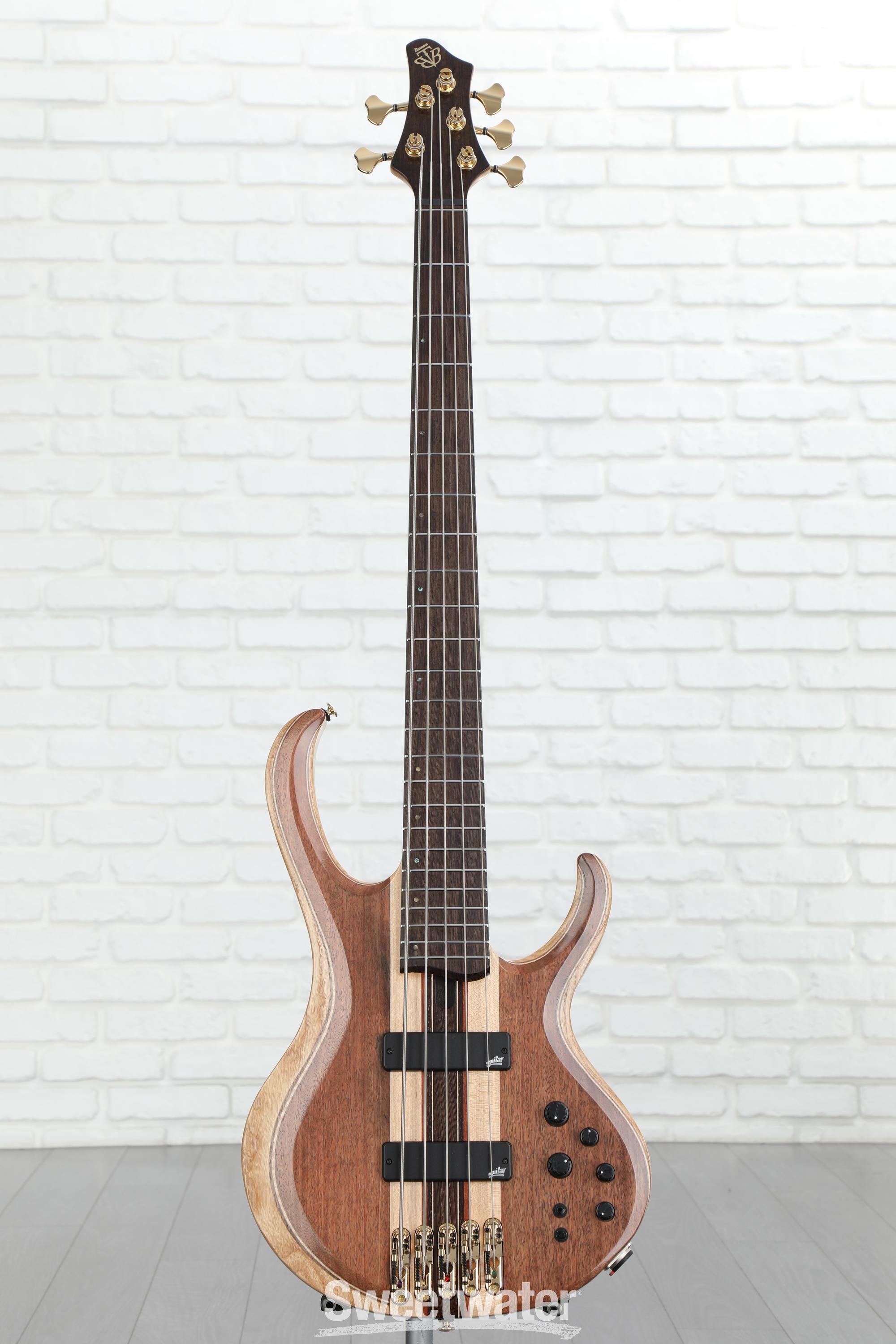 Ibanez Premium BTB1835 Bass Guitar - Natural Shadow Low Gloss