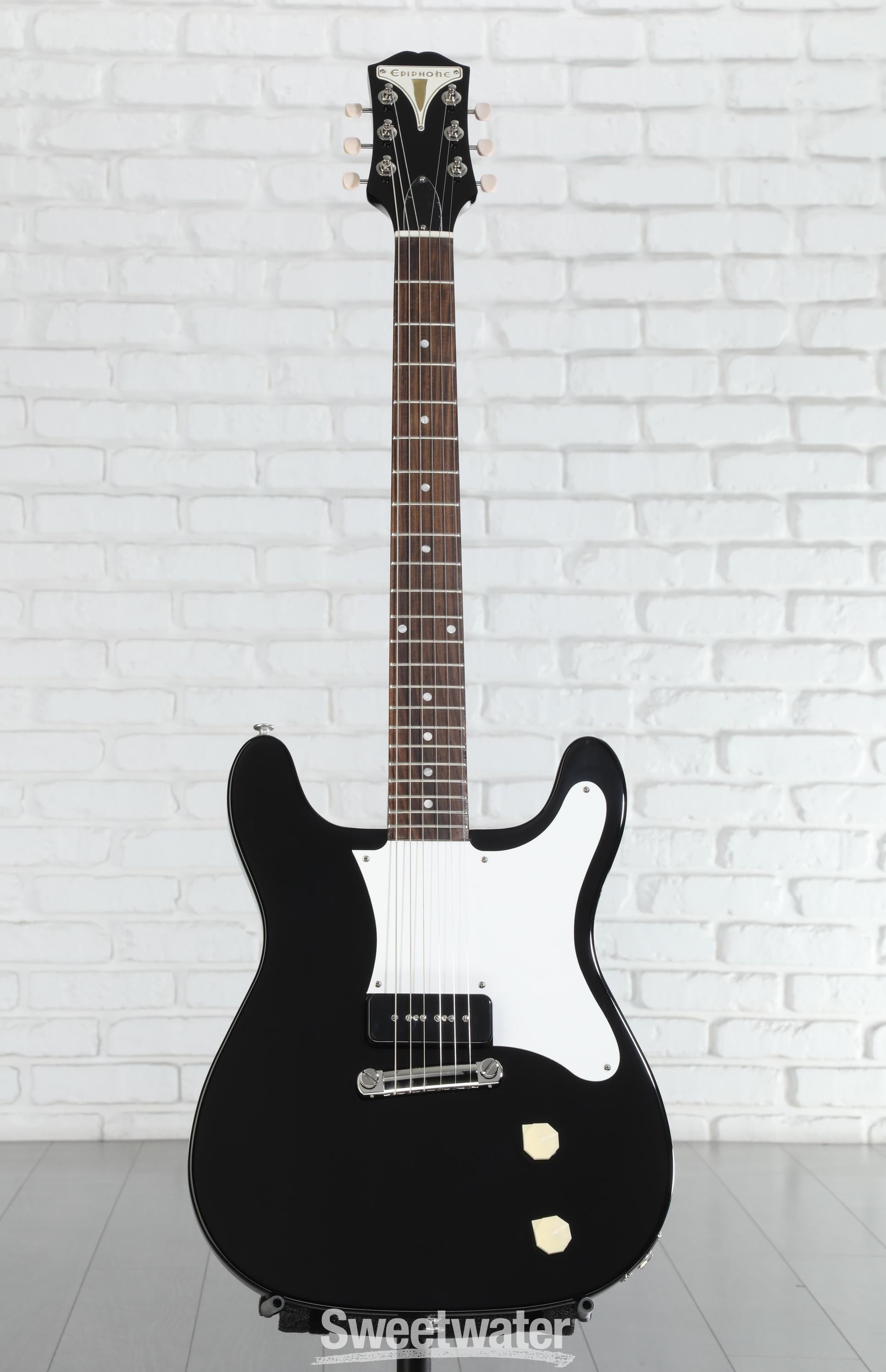 Epiphone USA Coronet Electric Guitar - Ebony | Sweetwater