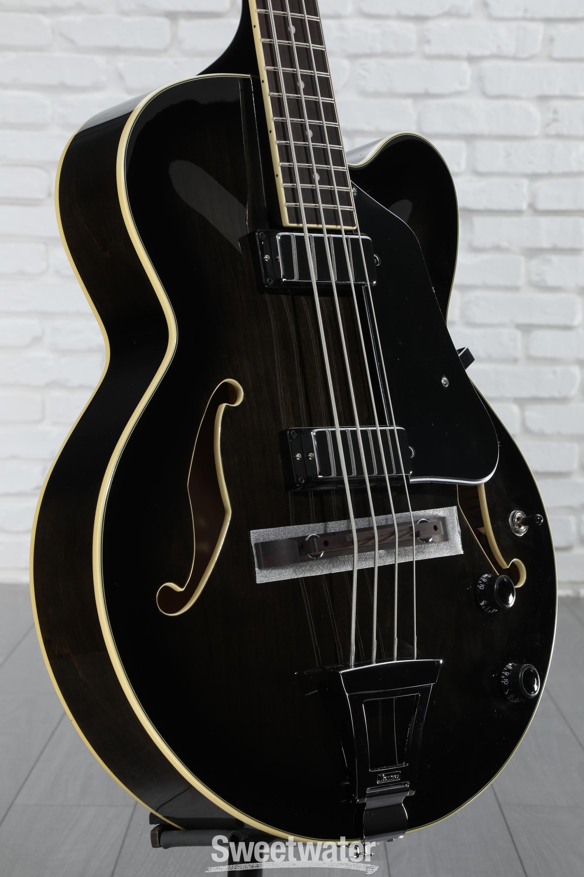 アート・デザイン・音楽 Base: Works from 01.97 to 05.00 Ibanez Artcore AFB200 Hollowbody Bass Guitar - Transparent