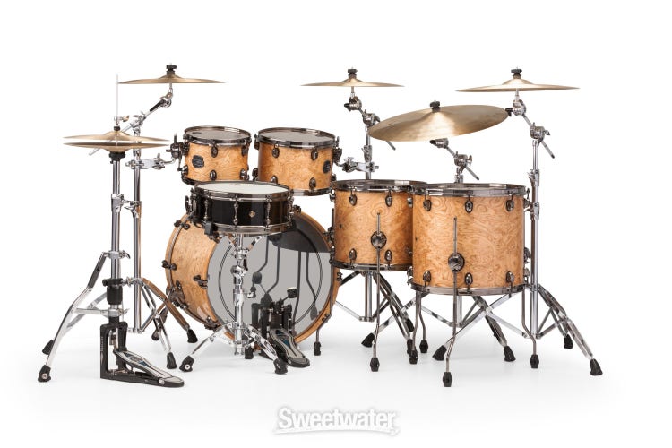 DISC Mapex Saturn V Exotic 22'' Wave Twin Shell Pack, Cherry Mist - Nearly  New