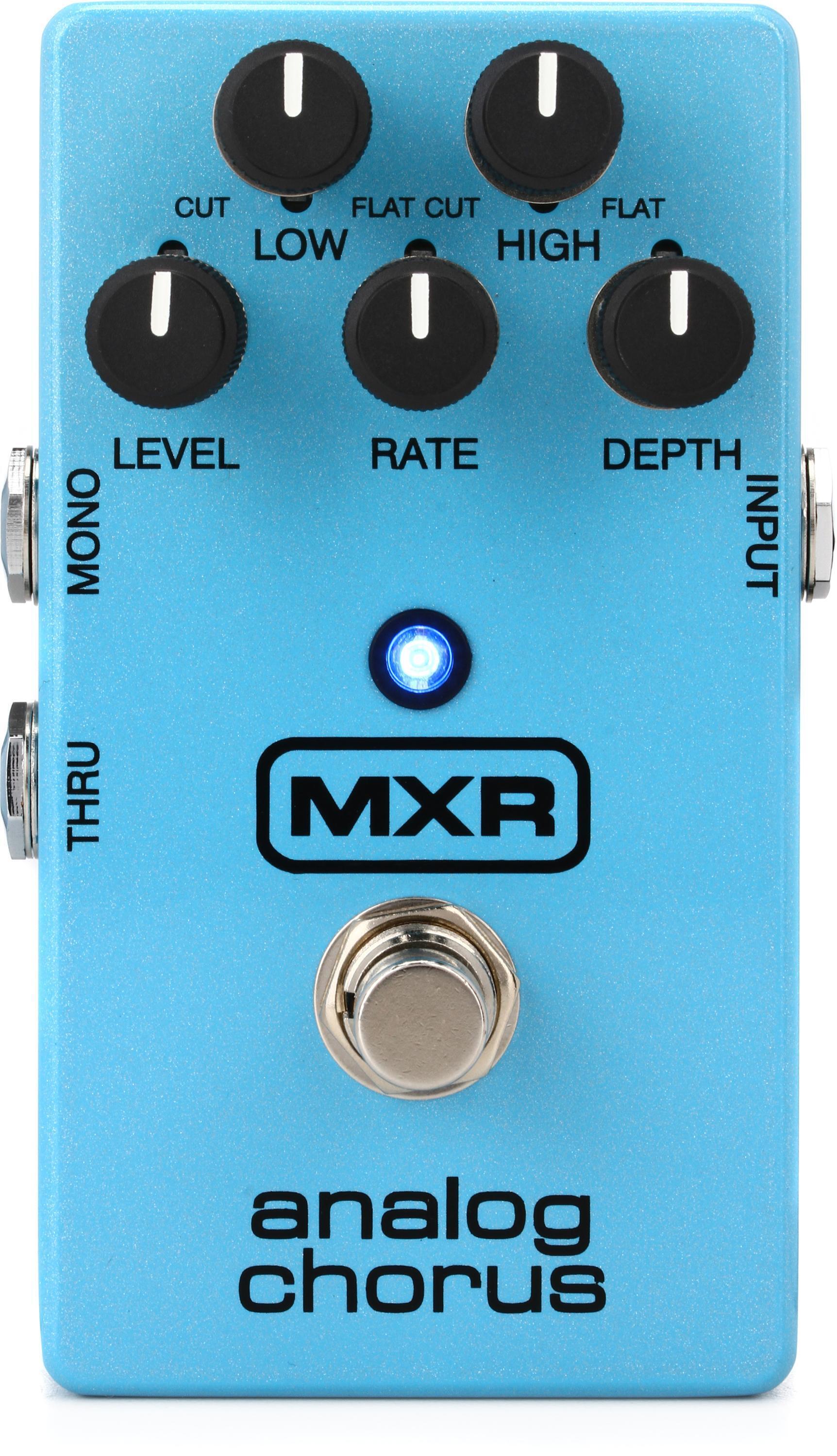 MXR M234 Analog Chorus Pedal with 3 Patch Cables | Sweetwater