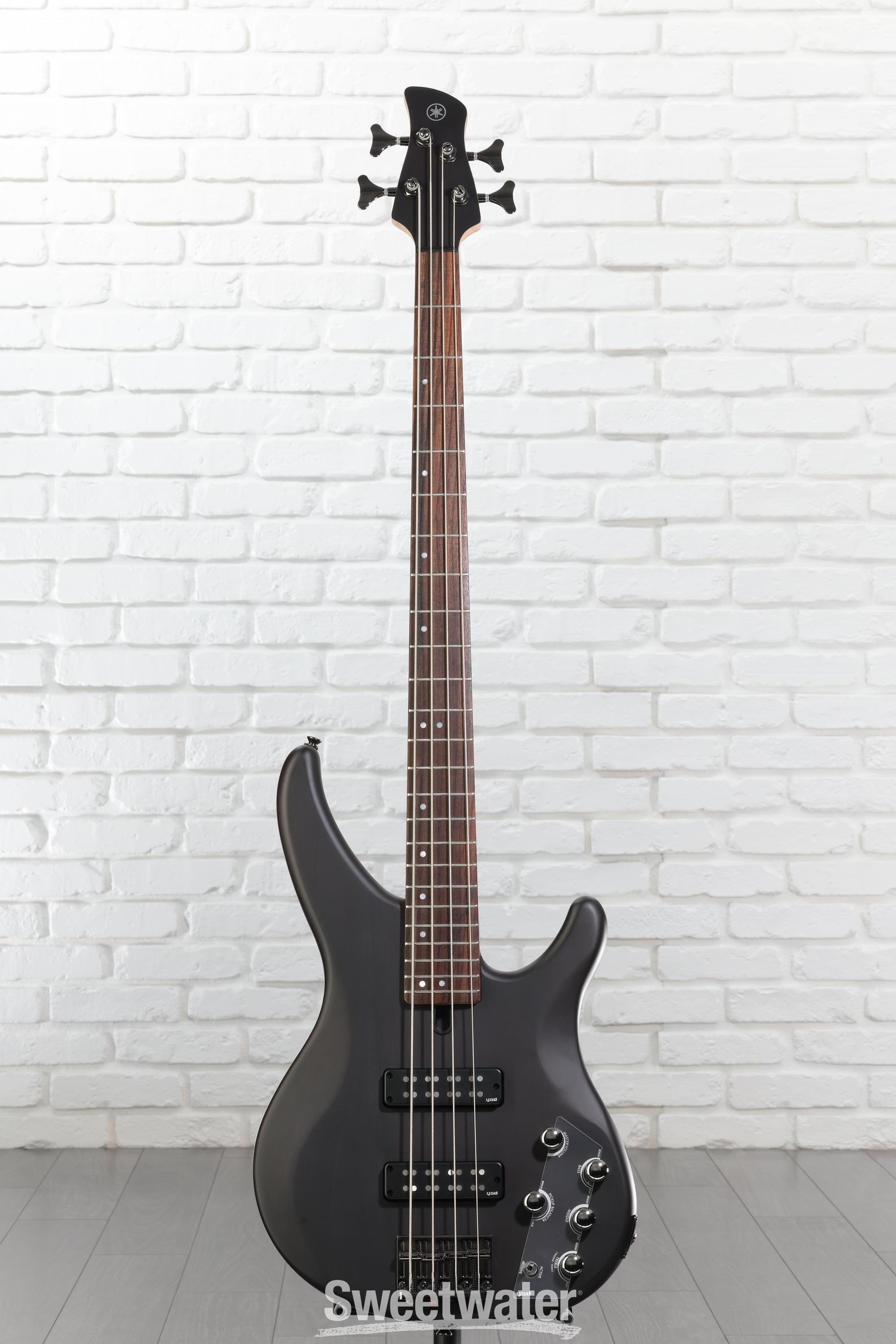Yamaha TRBX504 4-string Bass Guitar - Translucent Black | Sweetwater