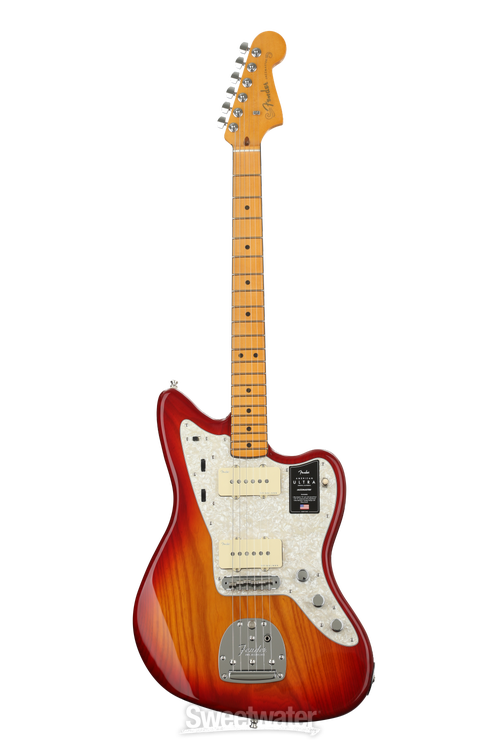 Fender American Ultra Jazzmaster - Plasma Red Burst with