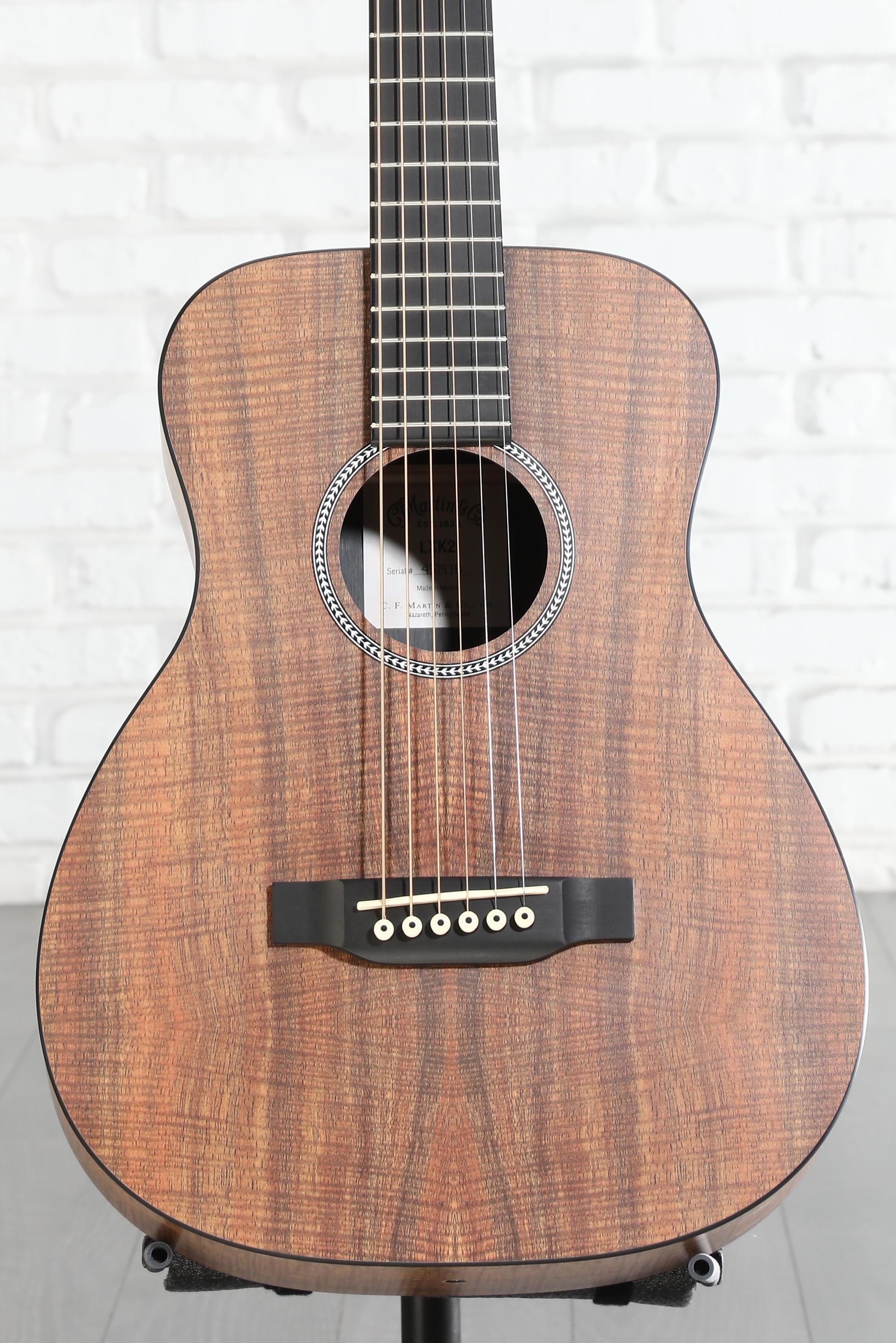Martin & Co. LXK2 ギター Little Martin Martin LXK2 Koa Little Martin Acoustic Guitar Natural | Guitar Center