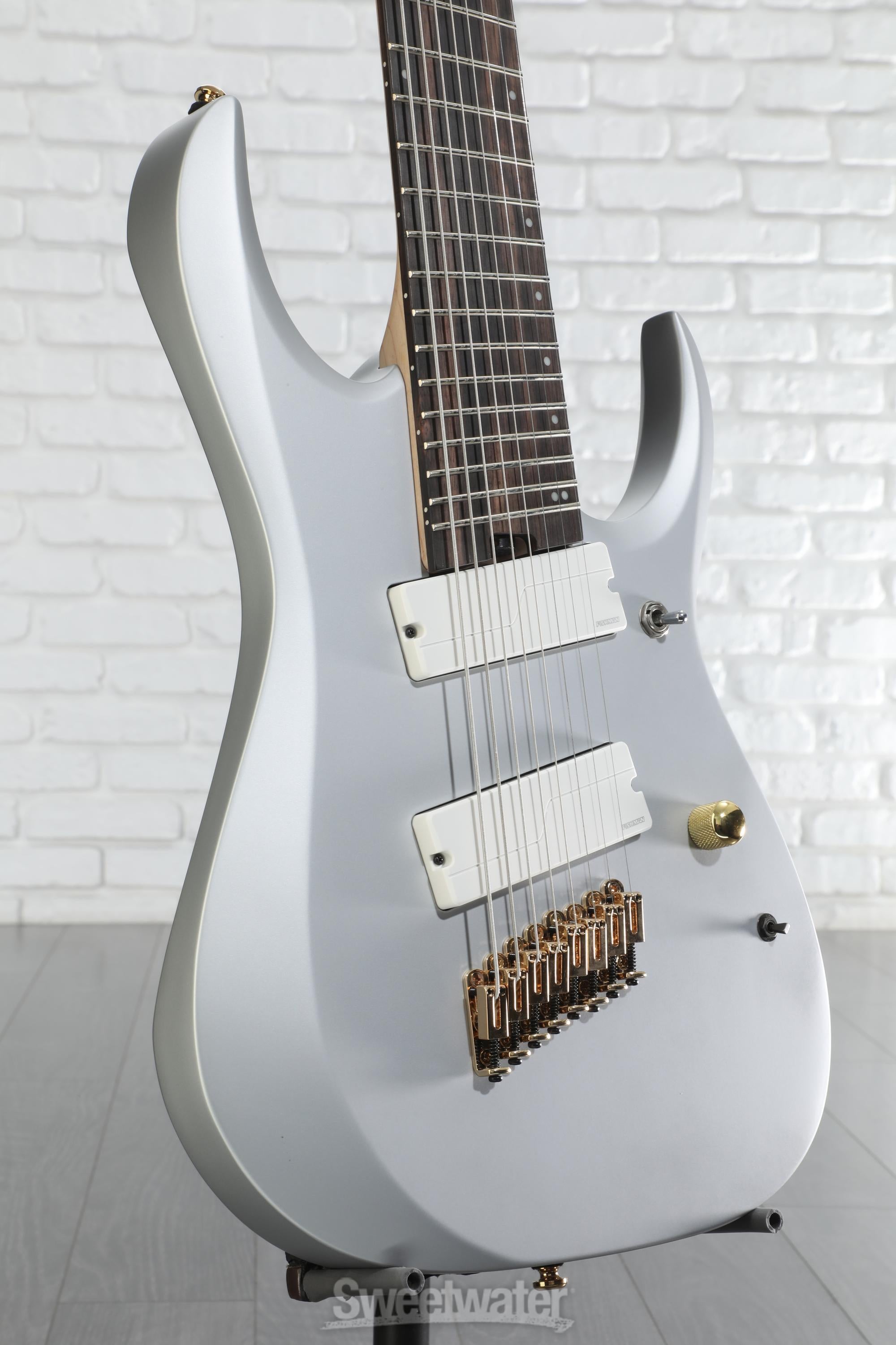 Ibanez Axe Design Lab RGDMS8 Multi-scale 8-string Electric Guitar - Classic Silver Matte