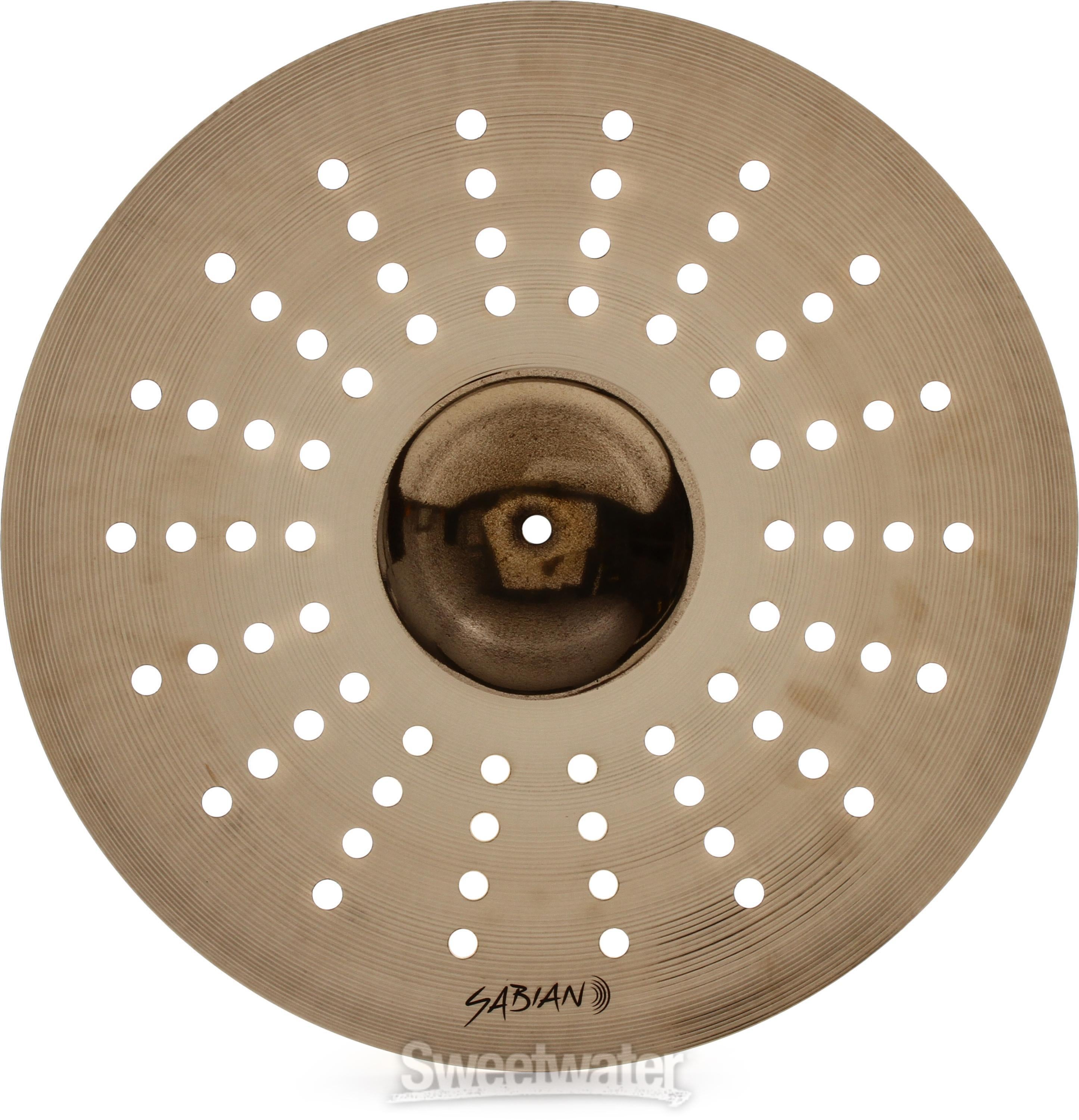 Sabian 18 inch AAX Aero Crash Cymbal - Brilliant Finish