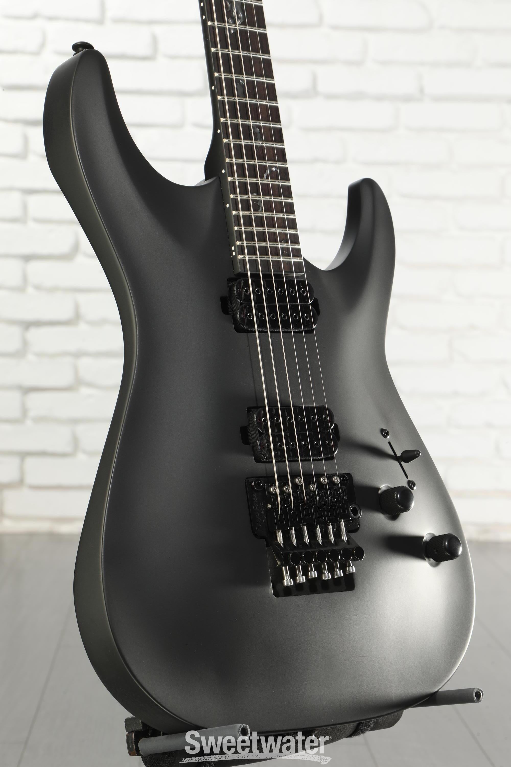Schecter Damien-6 FR SBK Electric Guitar - Satin Black | Sweetwater