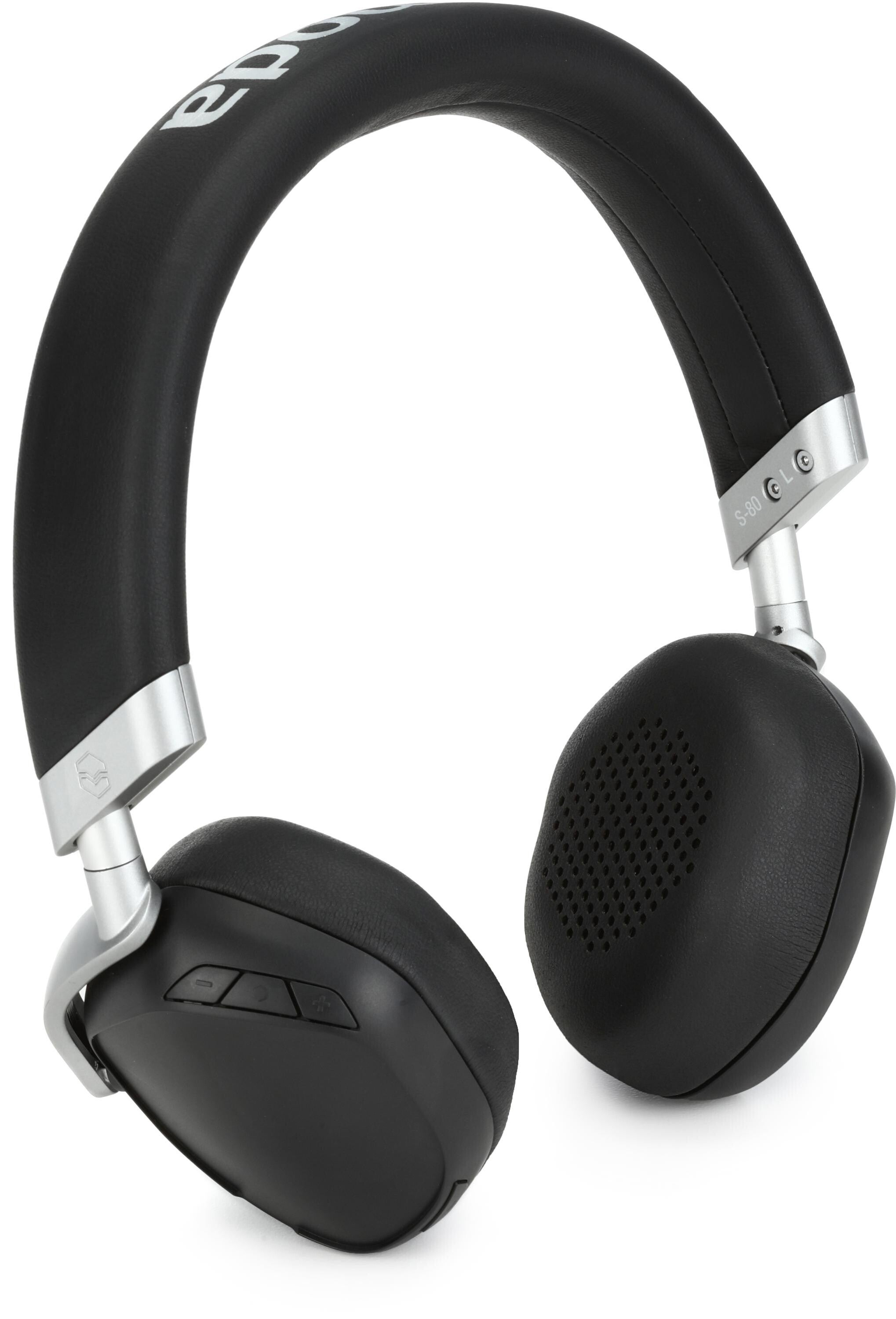 V-Moda S-80 Closed-back Bluetooth Headphones - Black | Sweetwater