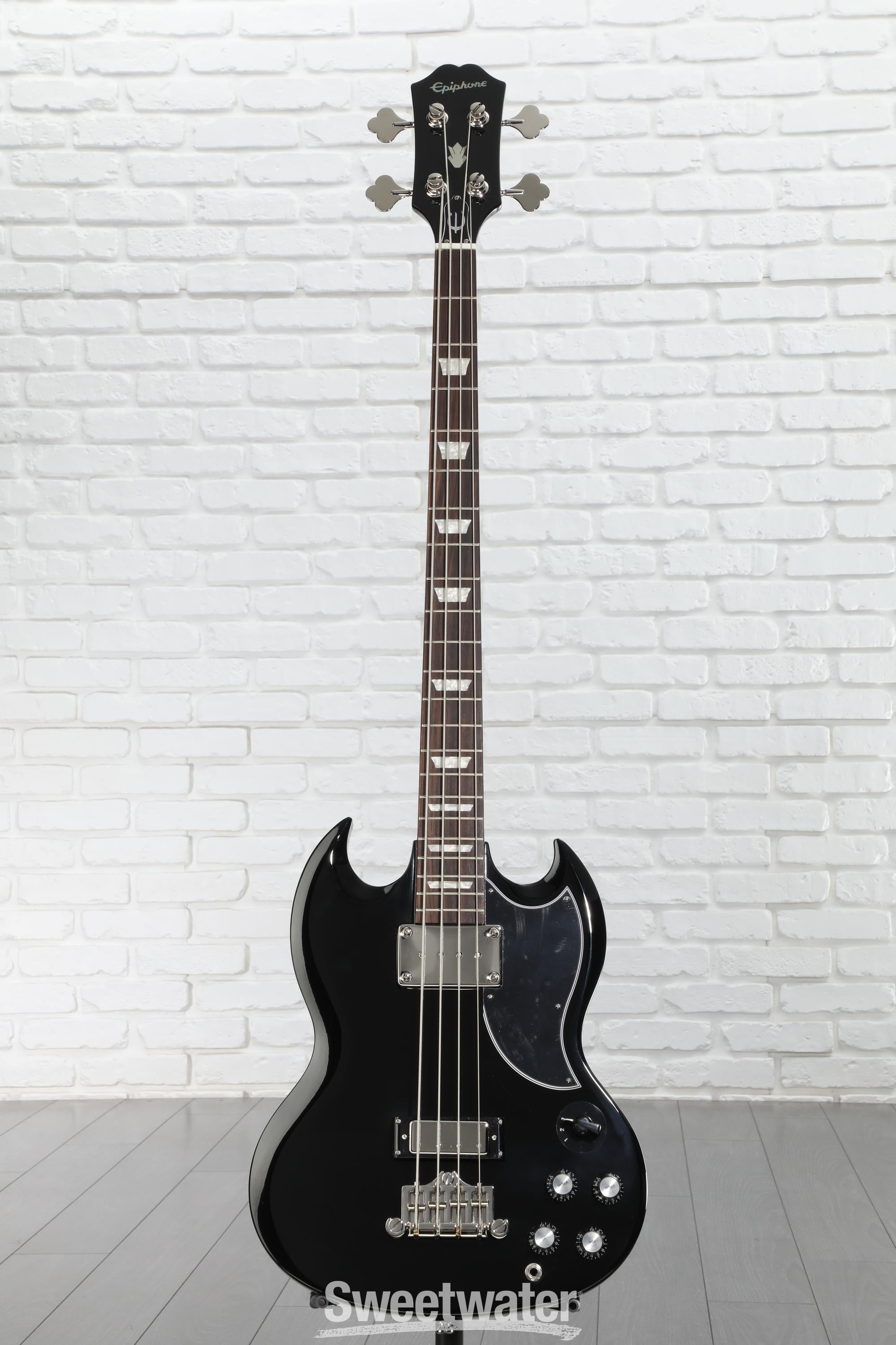 Epiphone EB-3 Bass Guitar - Ebony | Sweetwater