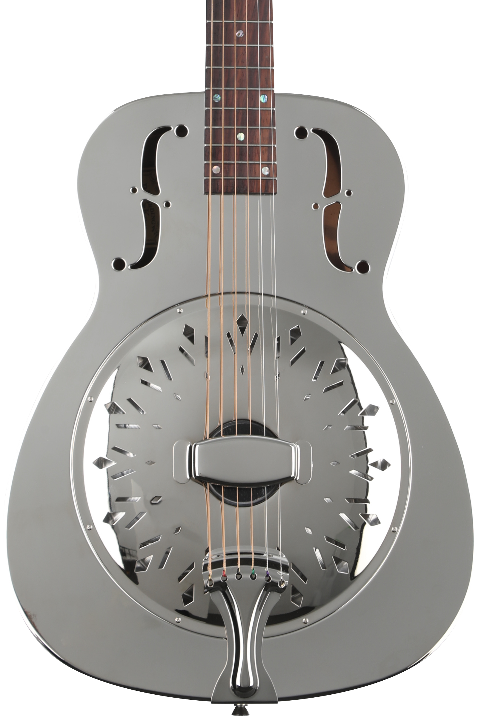 Recording King Nickel Style-0 Resonator Acoustic Guitar - Chicken