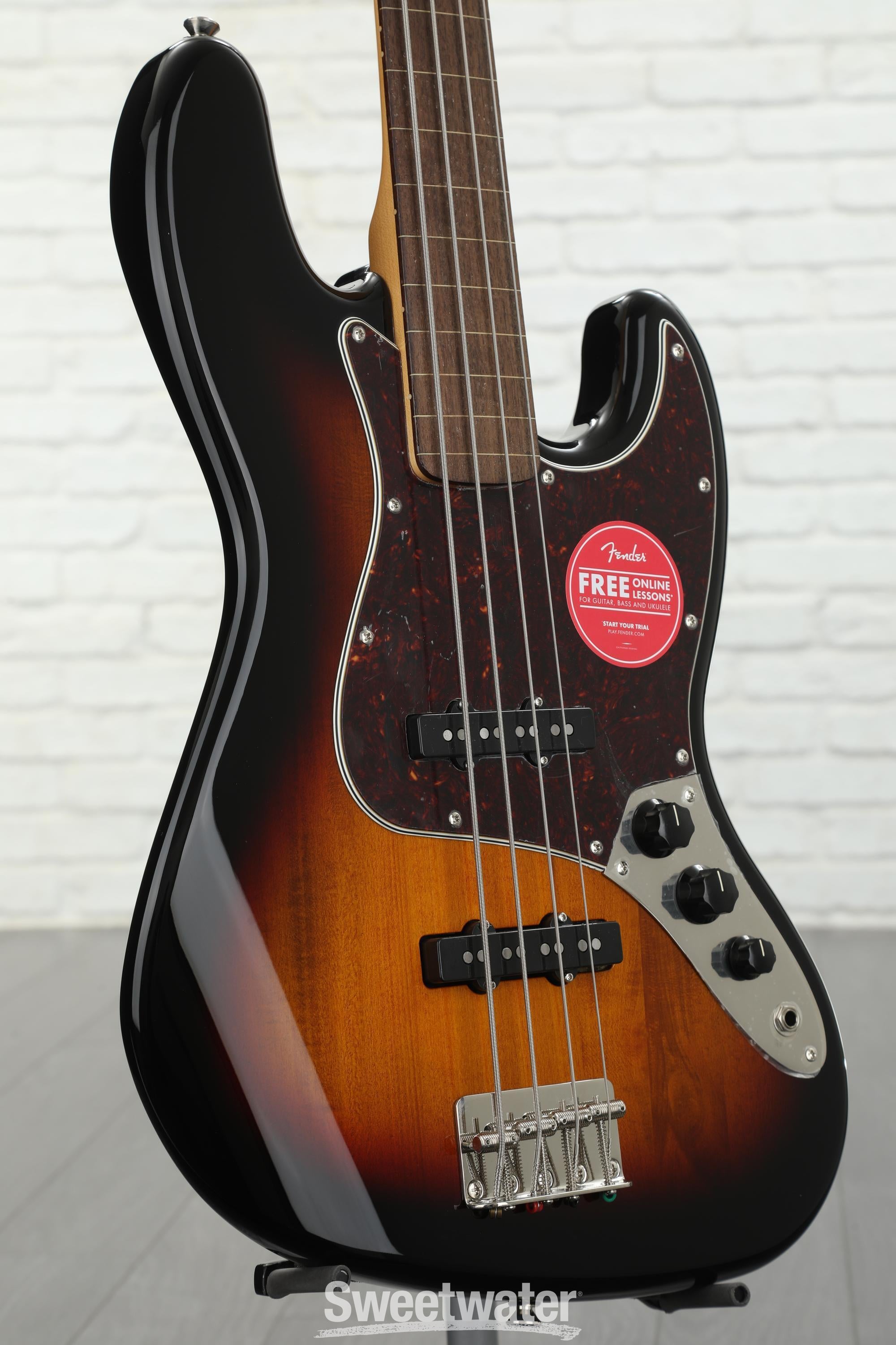 SQUIER (スクワイヤ ) Classic Vibe60s Fretless CLASSIC VIBE 60'S JAZZ BASS FRETLESS 3-TONE SUNBURST W