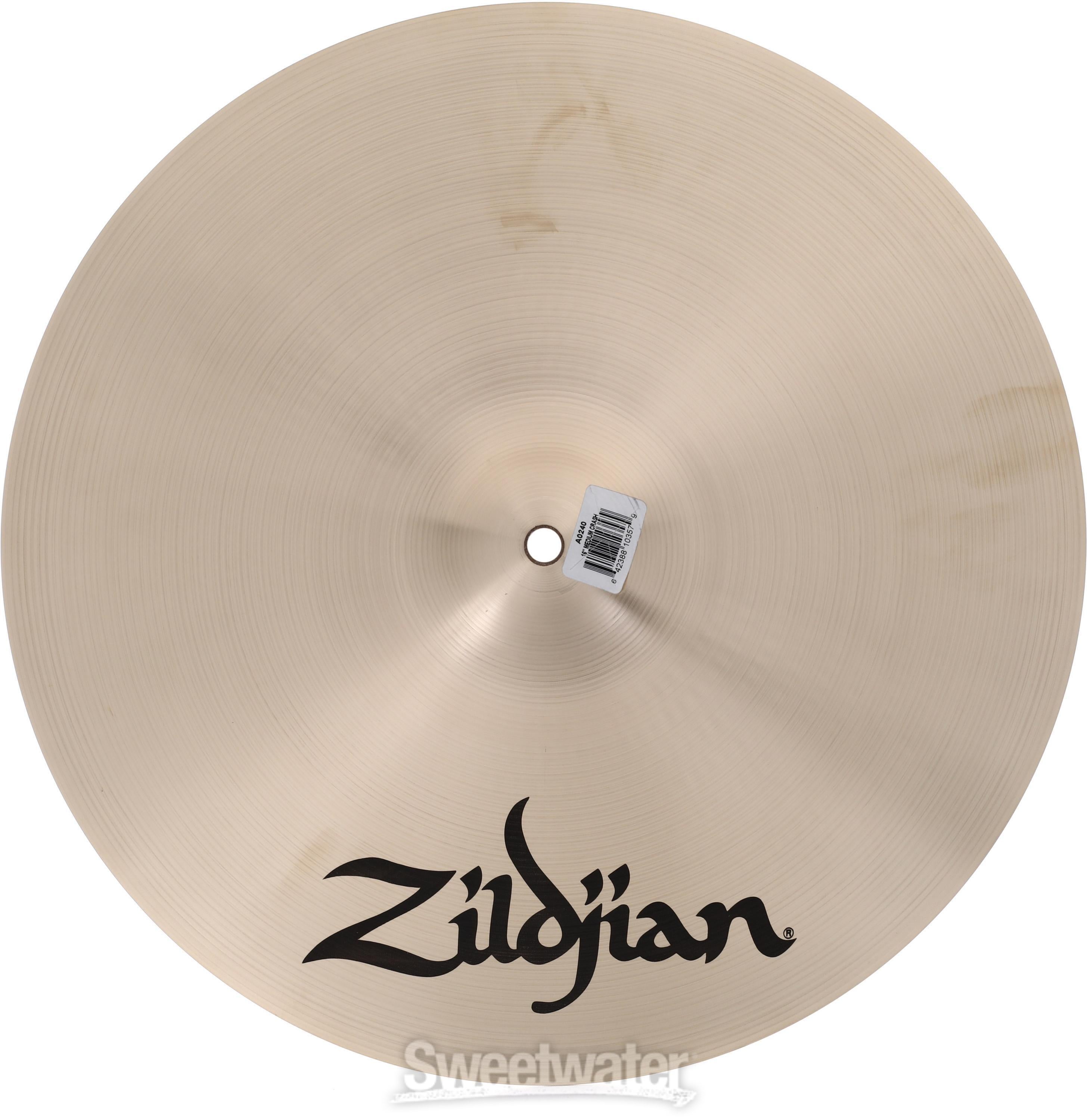 Zildjian 16 inch A Zildjian Medium Crash Cymbal Reviews | Sweetwater