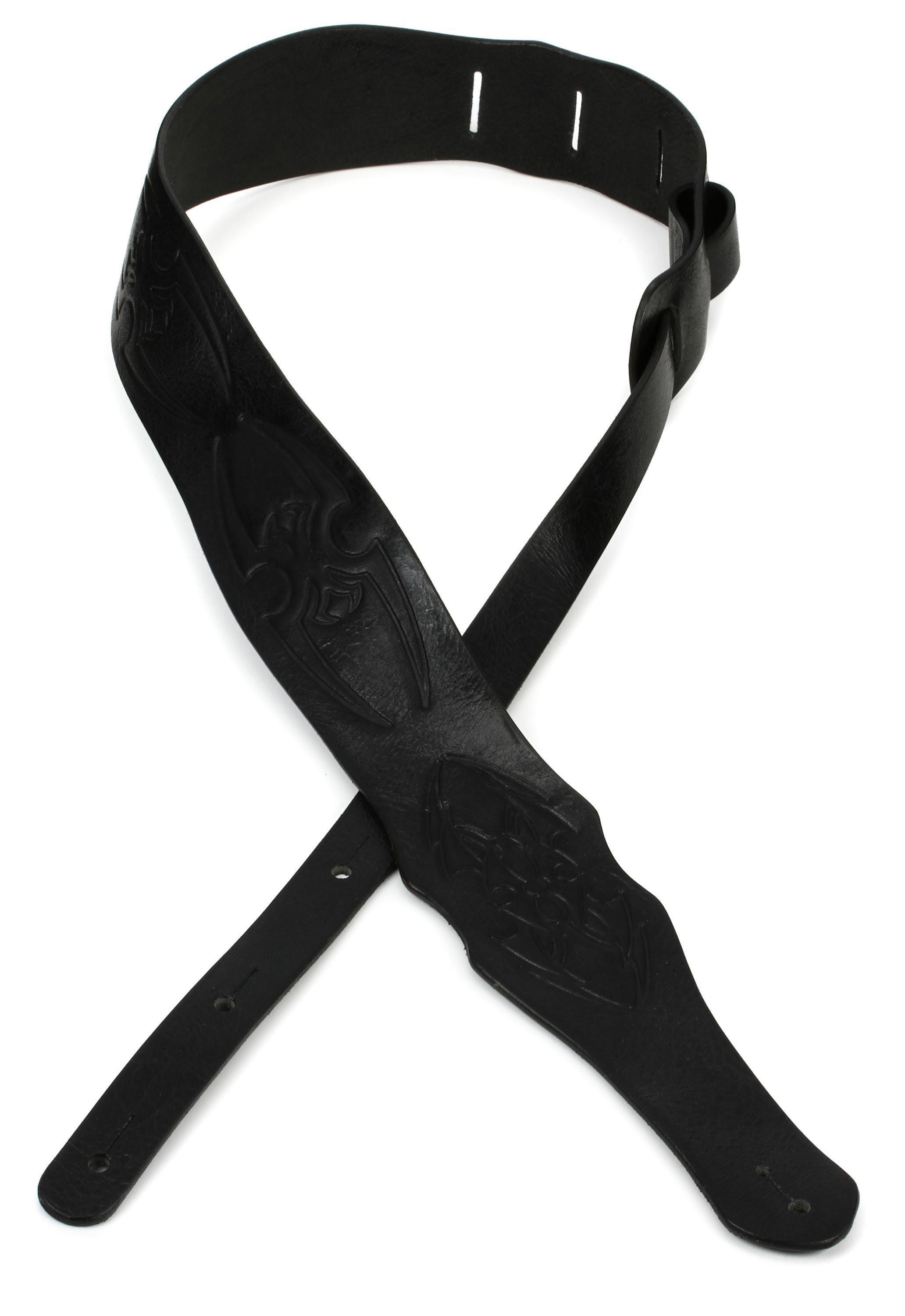 Photo of LM Products BQ-Spyder Belt Branded Leather Strap - Black