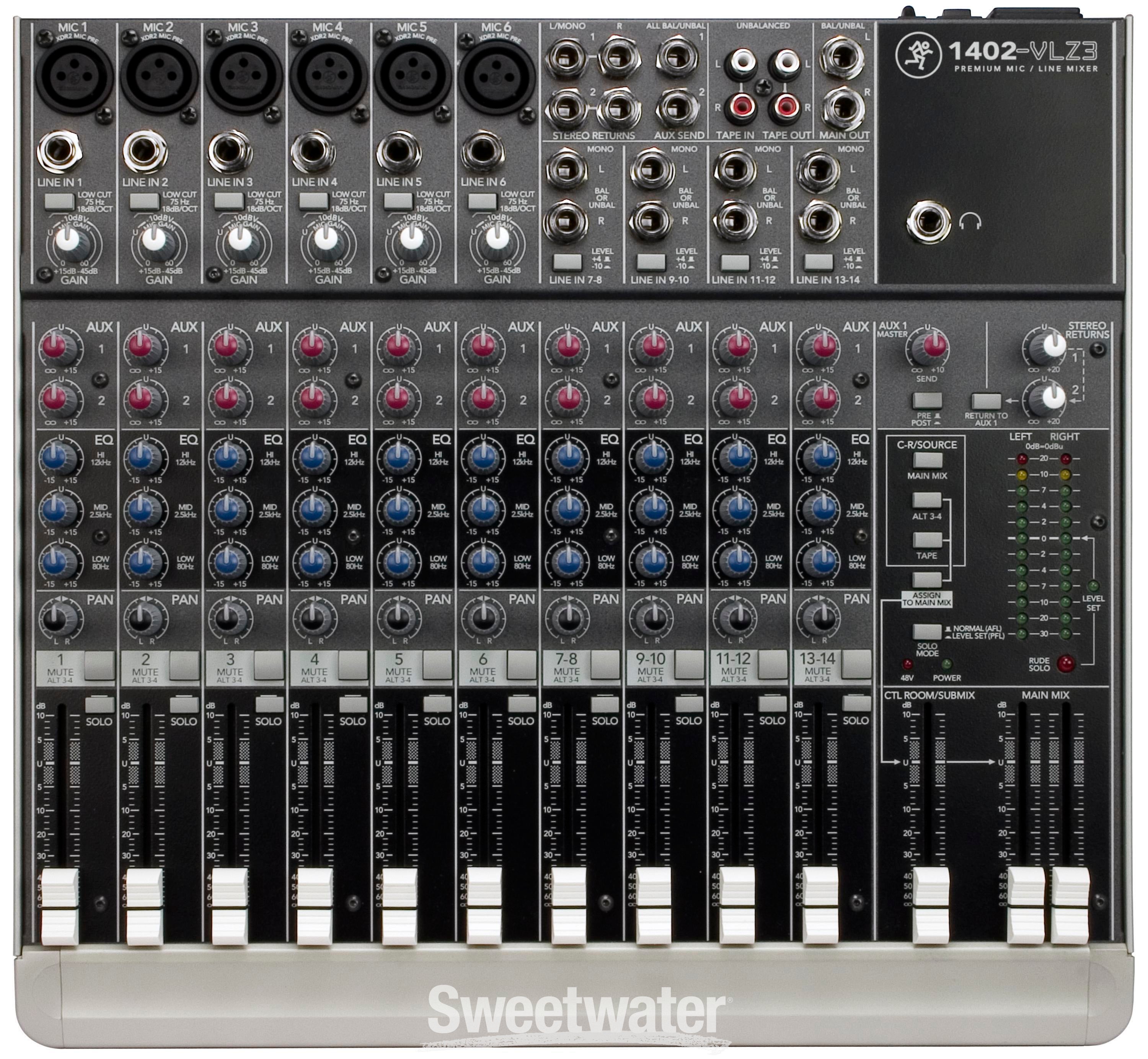 Mackie 1402-VLZ3 Reviews | Sweetwater