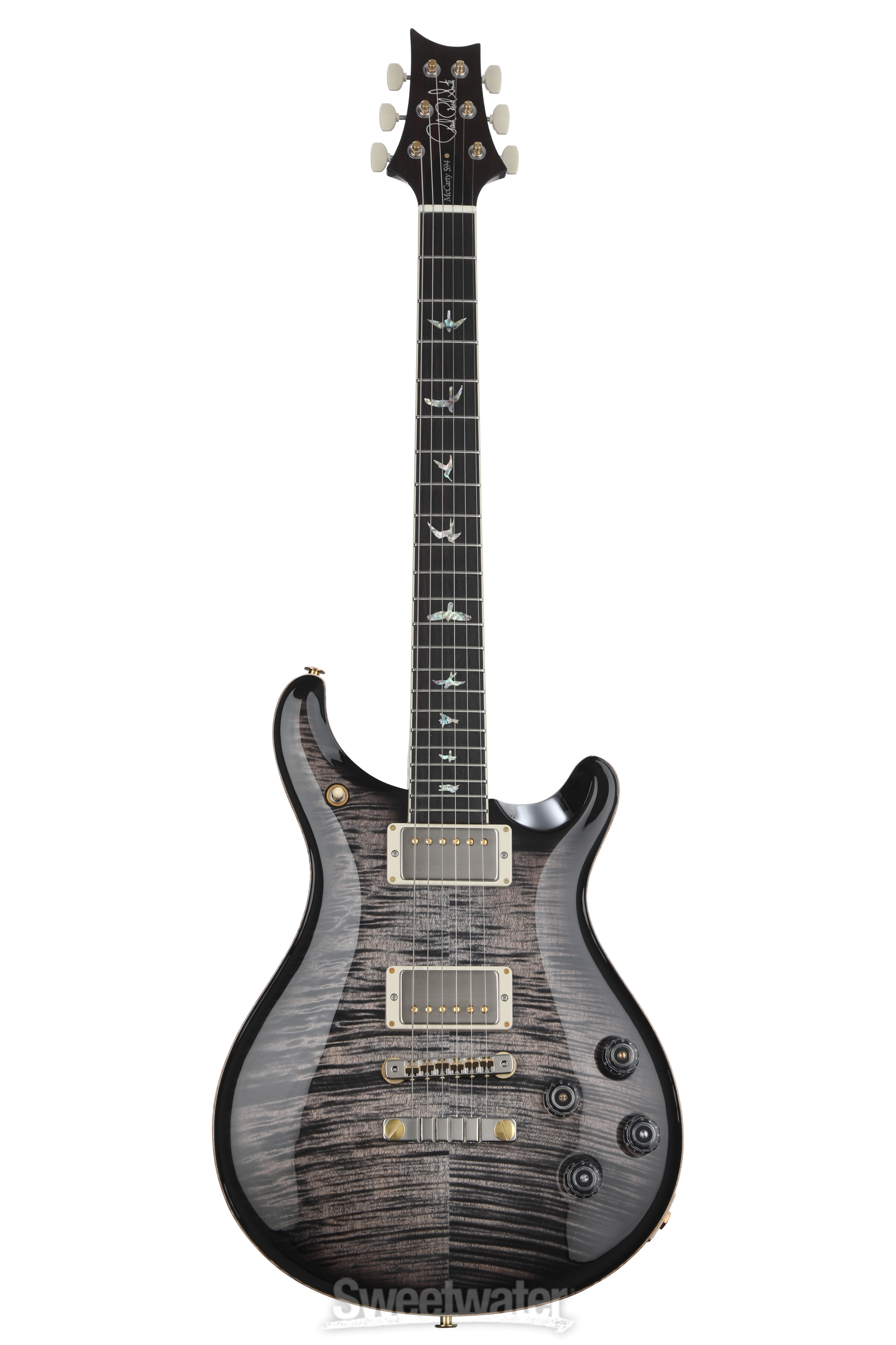 PRS McCarty 594 10-Top Electric Guitar - Charcoal Burst | Sweetwater