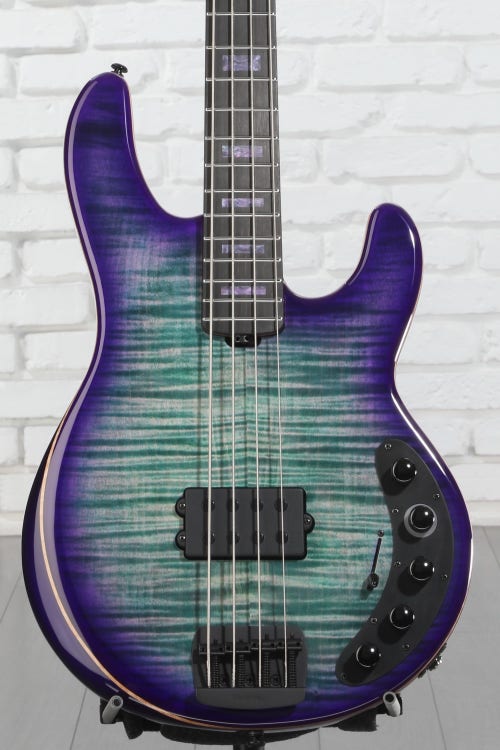 Ernie Ball Music Man BFR DarkRay Electric Bass Guitar - Grapes of Wrath, Limited Edition