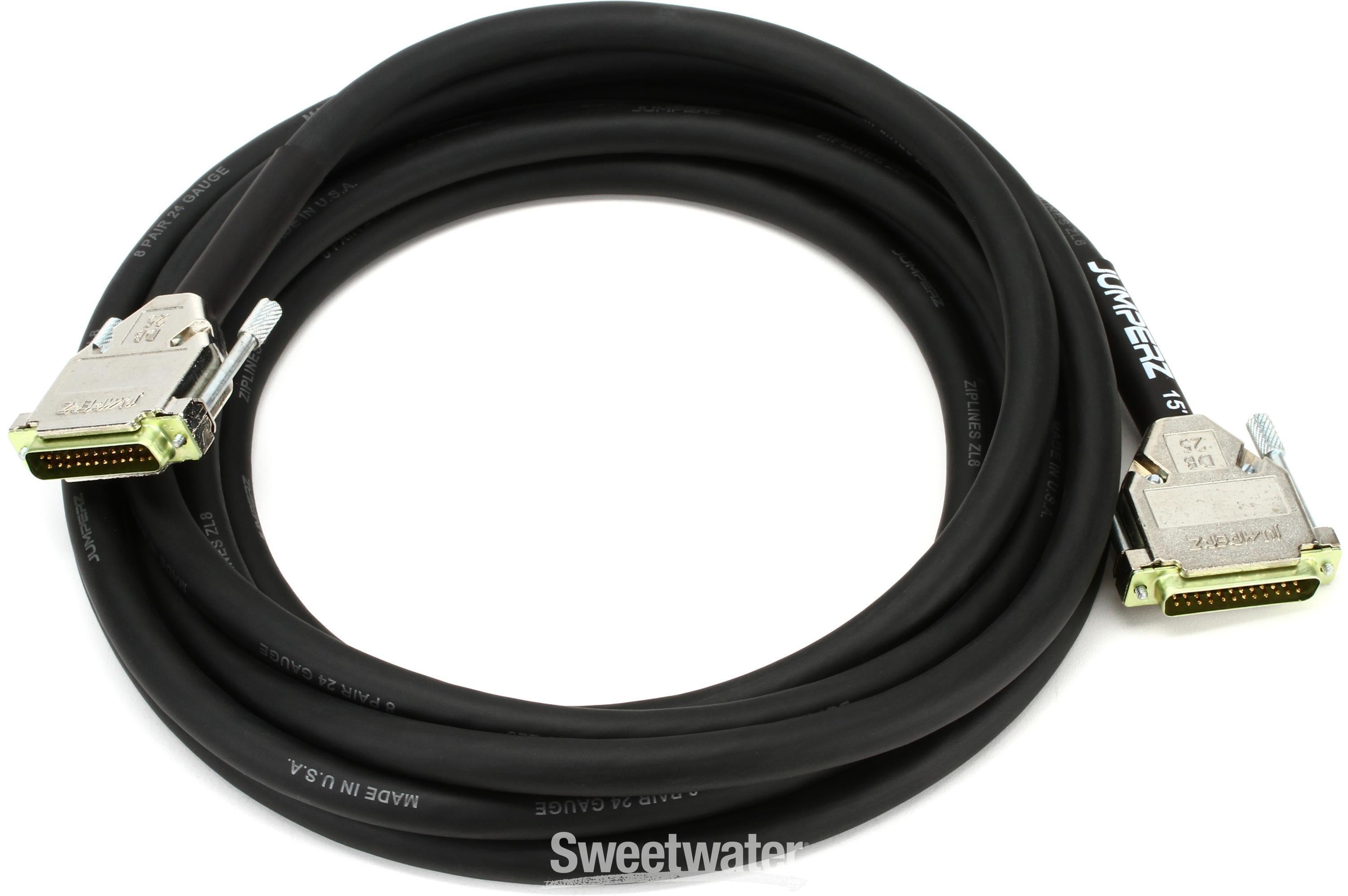 JUMPERZ JDB25-DB25 ZipLine DB25 to DB25 8-channel Analog Audio