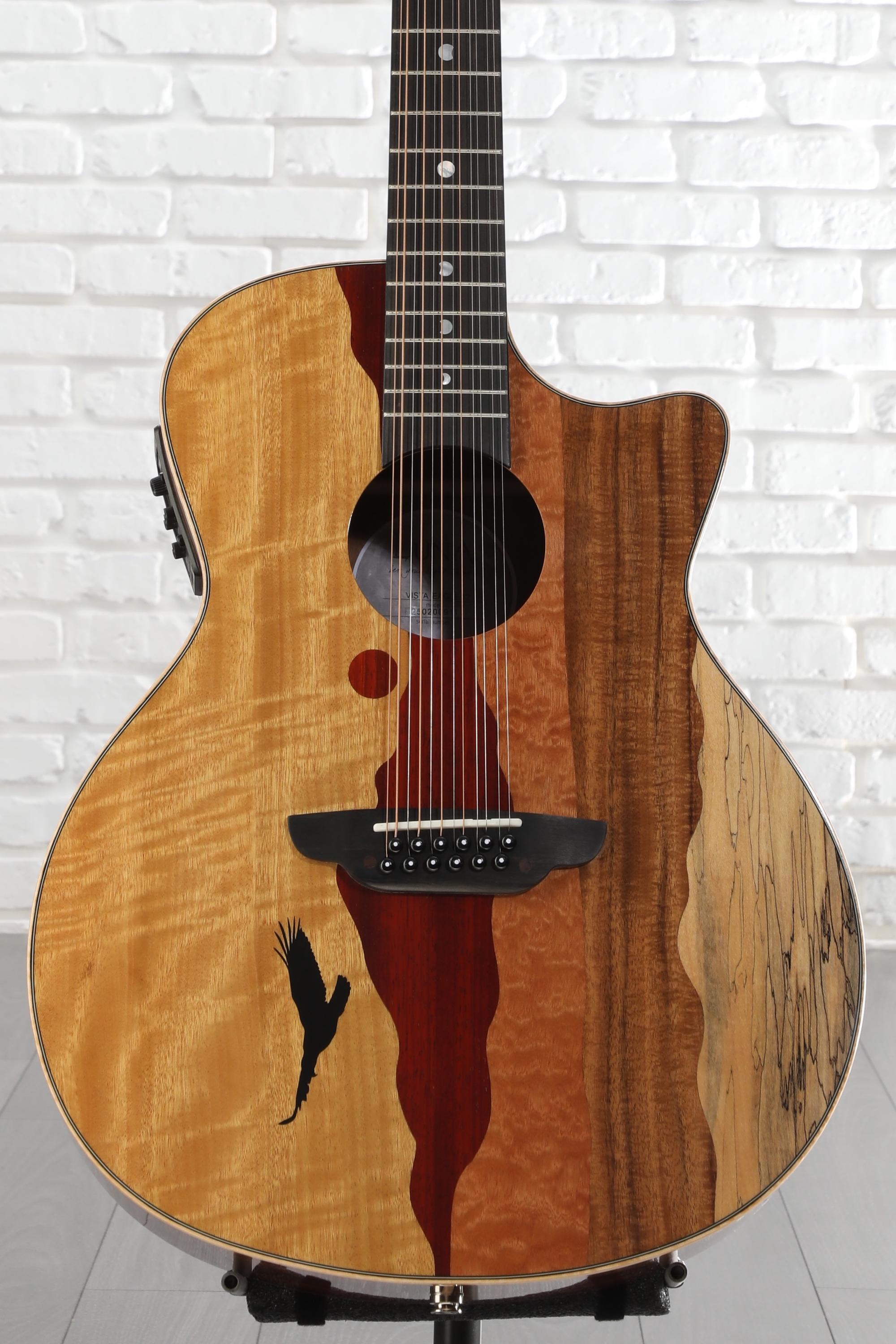 Luna Vista Eagle 12-string Acoustic-electric Guitar - Gloss