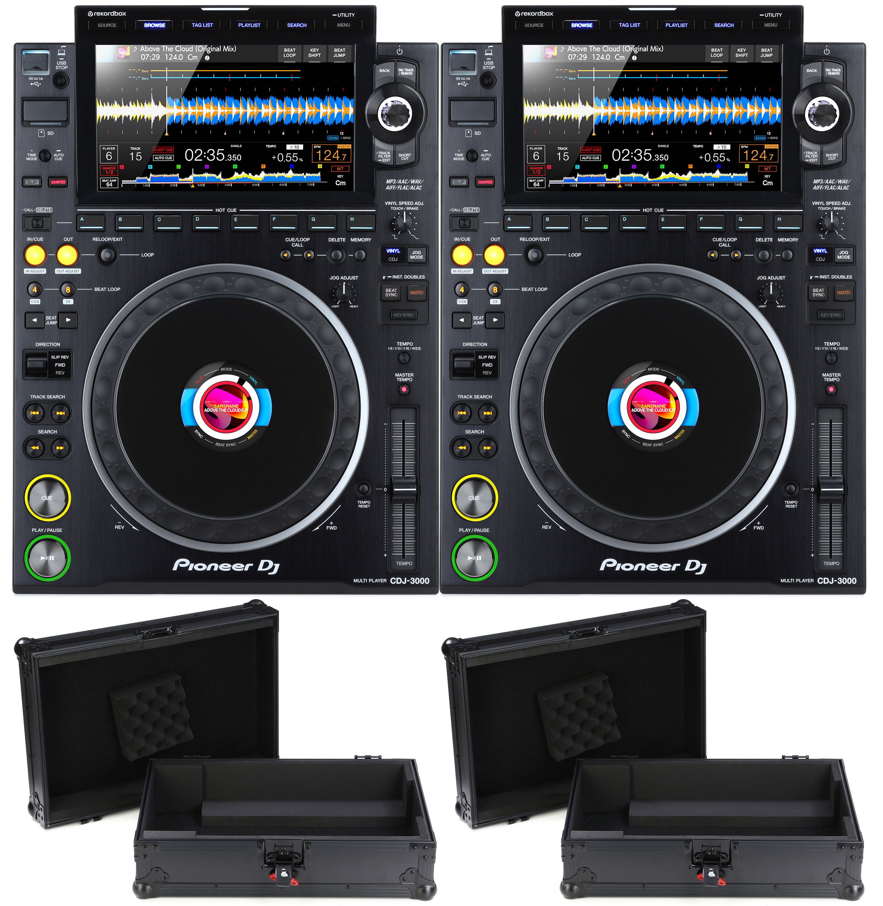 Pioneer DJ XDJ-1000MK2 Digital Performance DJ Media Player - Pair